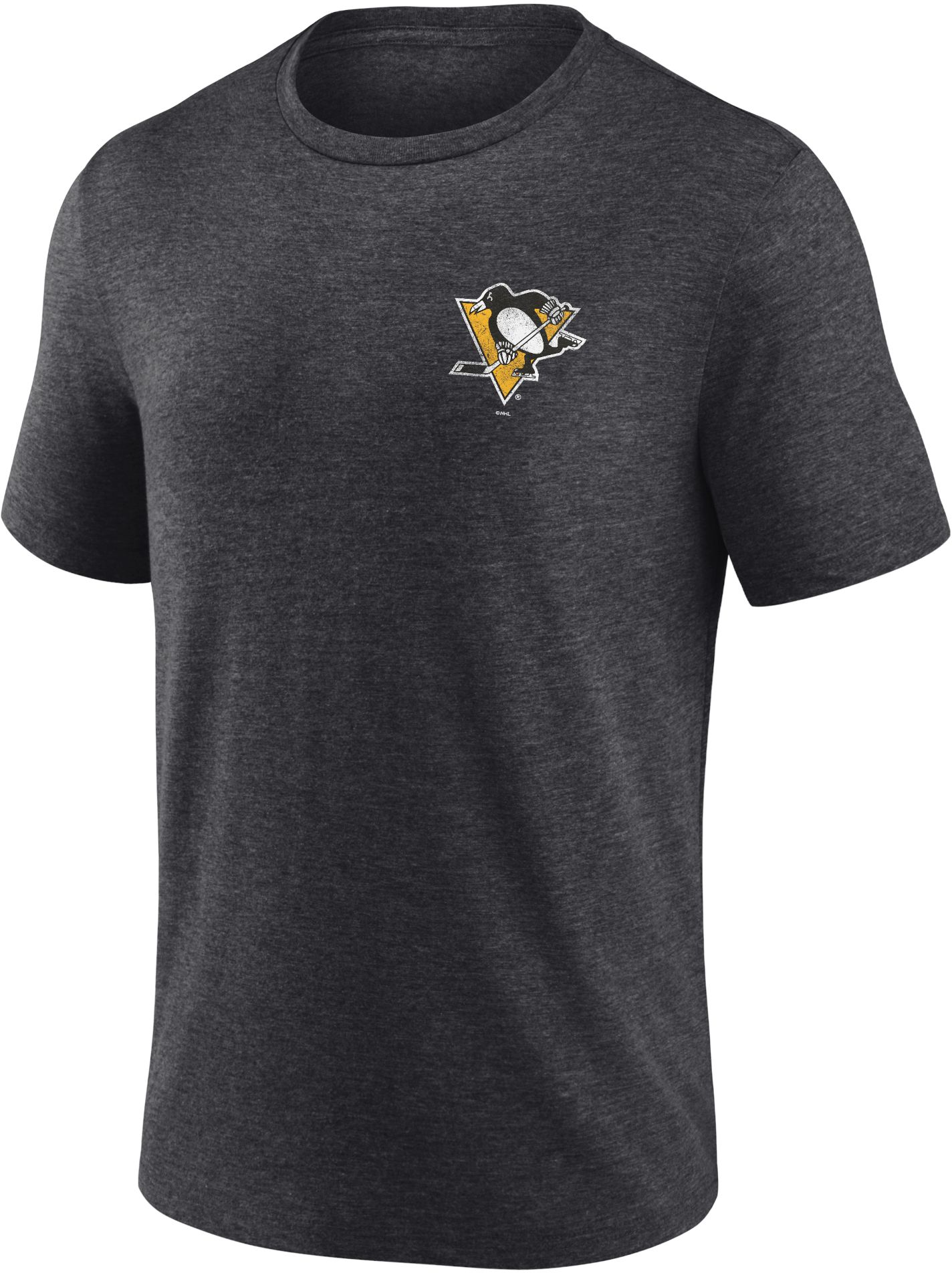 NHL Adult Pittsburgh Penguins Shoulder Patch Grey T-Shirt product image