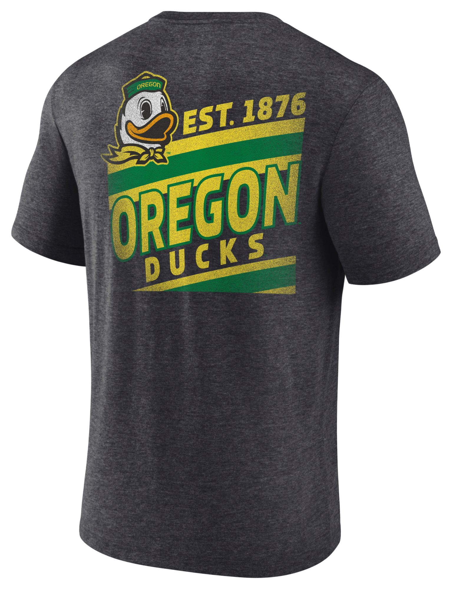 NCAA Men's Oregon Ducks Grey Ideal Faded Tri-Blend T-Shirt product image