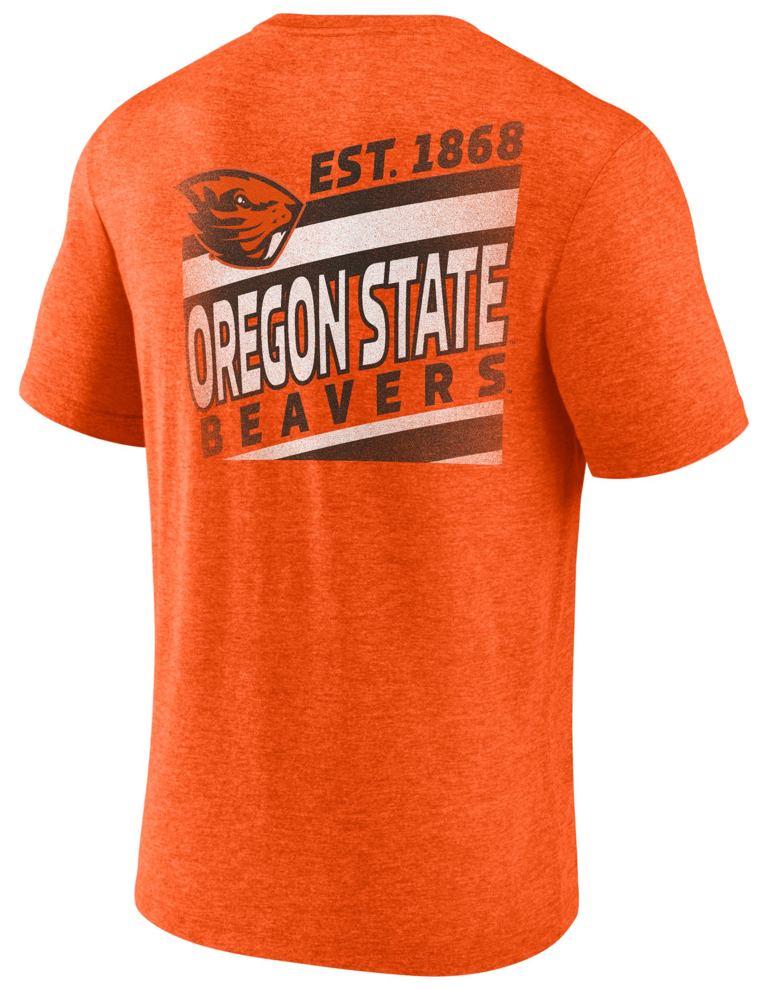 NCAA Men's Oregon State Beavers Orange Ideal Faded Tri-Blend T-Shirt product image
