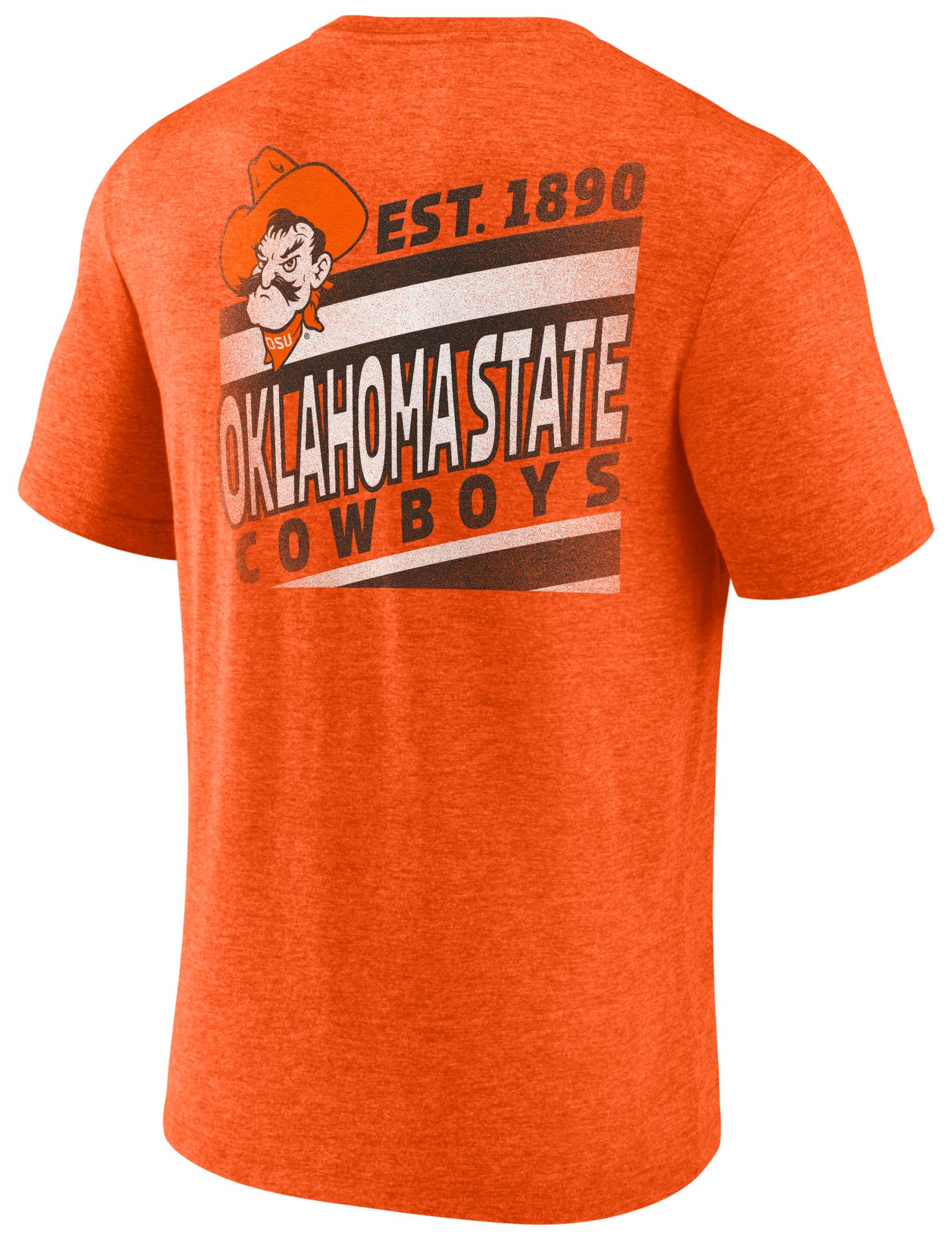NCAA Men's Oklahoma State Cowboys Orange Ideal Faded Tri-Blend T-Shirt product image
