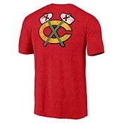 NHL Men's Chicago Blackhawks Shoulder Patch Red T-Shirt product image