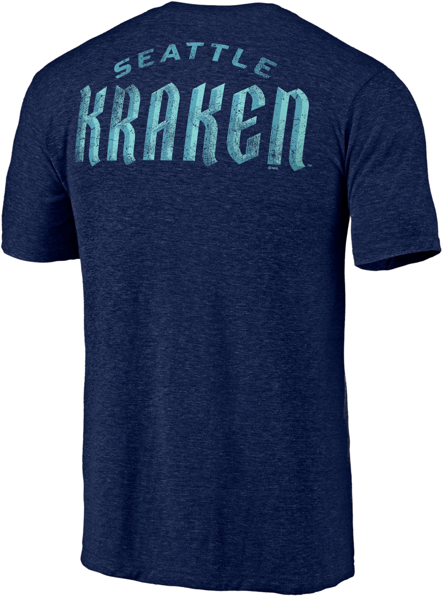 NHL Adult Seattle Kraken Shoulder Patch Navy T-Shirt product image