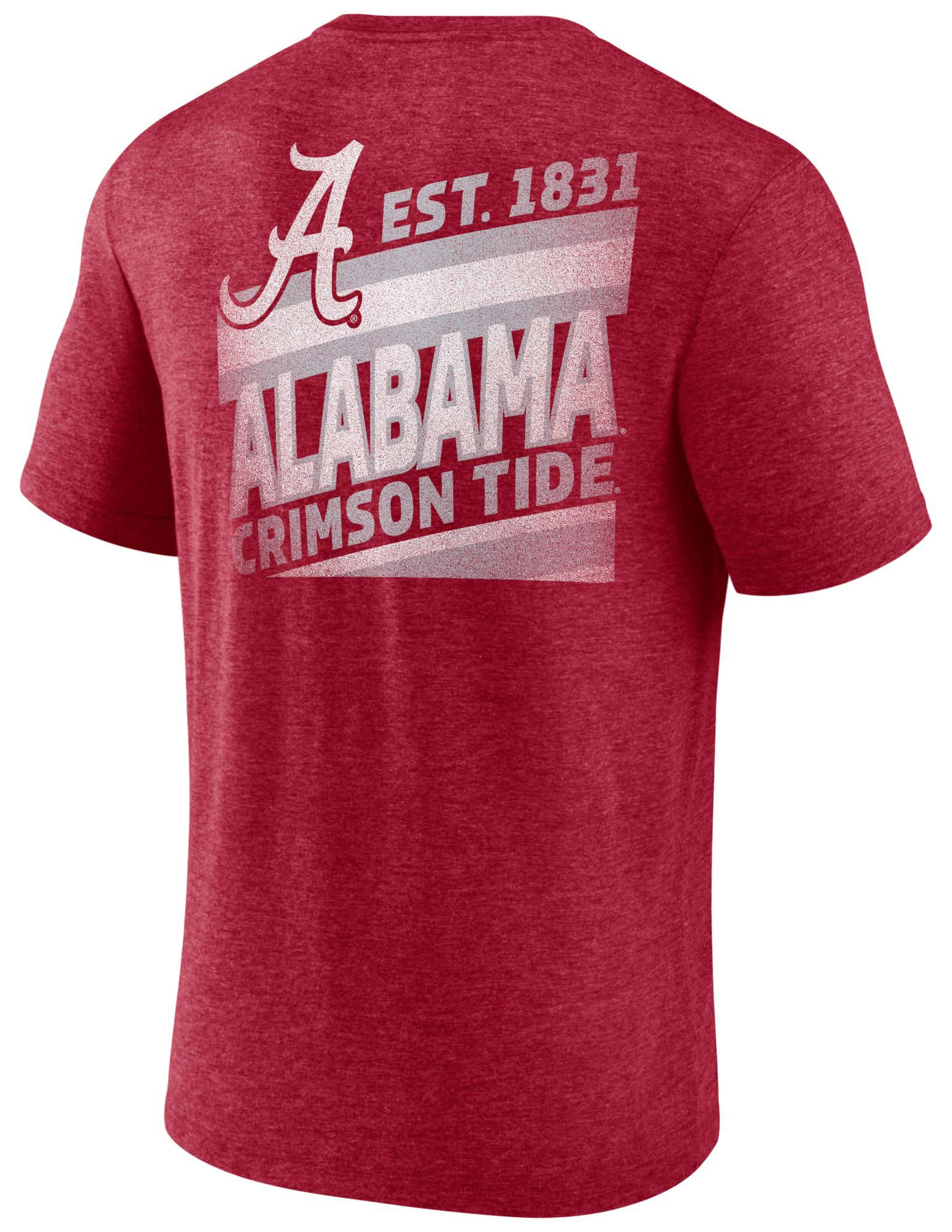 NCAA Men's Alabama Crimson Tide Crimson Ideal Faded Tri-Blend T-Shirt product image