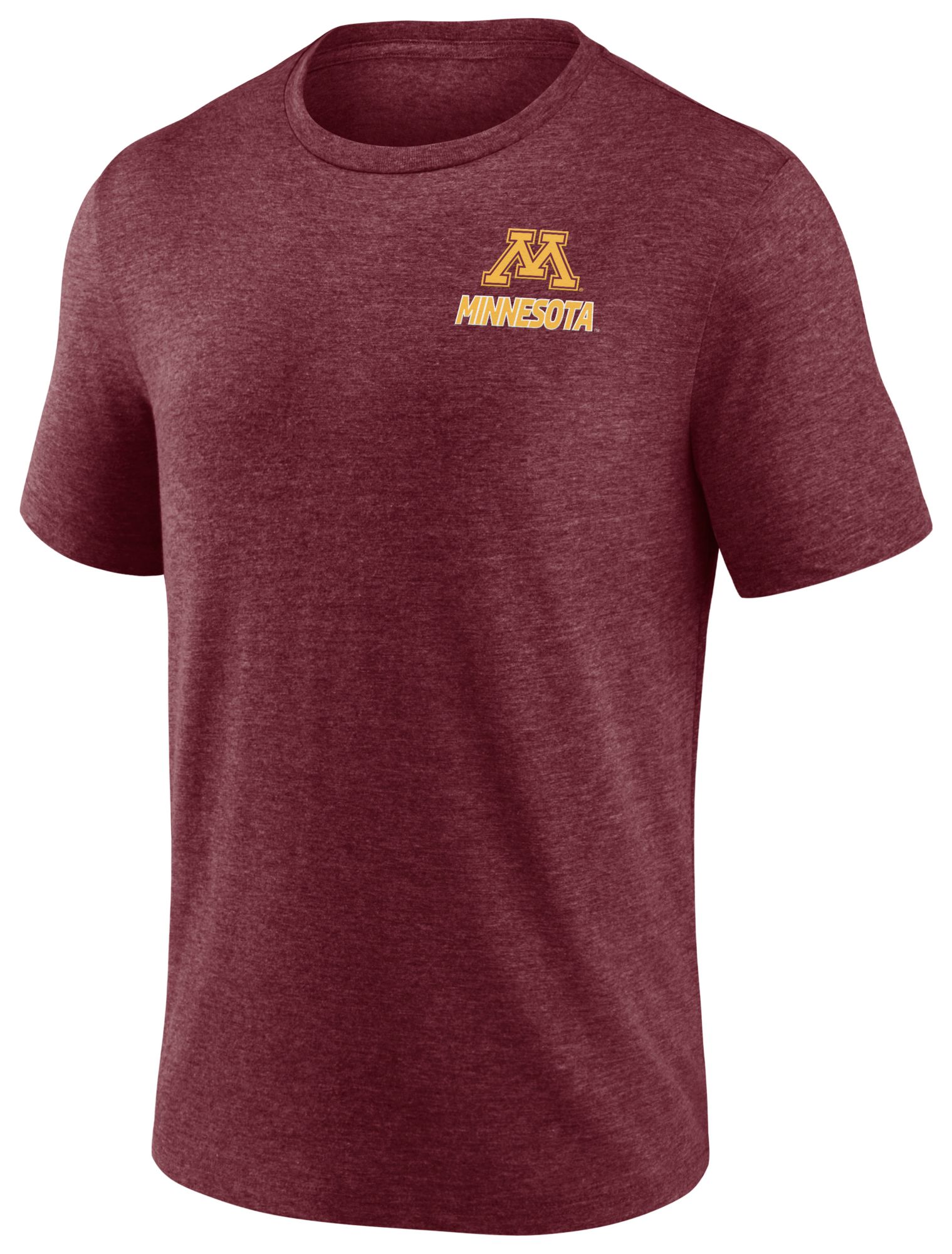 NCAA Men's Minnesota Golden Gophers Maroon Ideal Faded Tri-Blend T-Shirt product image