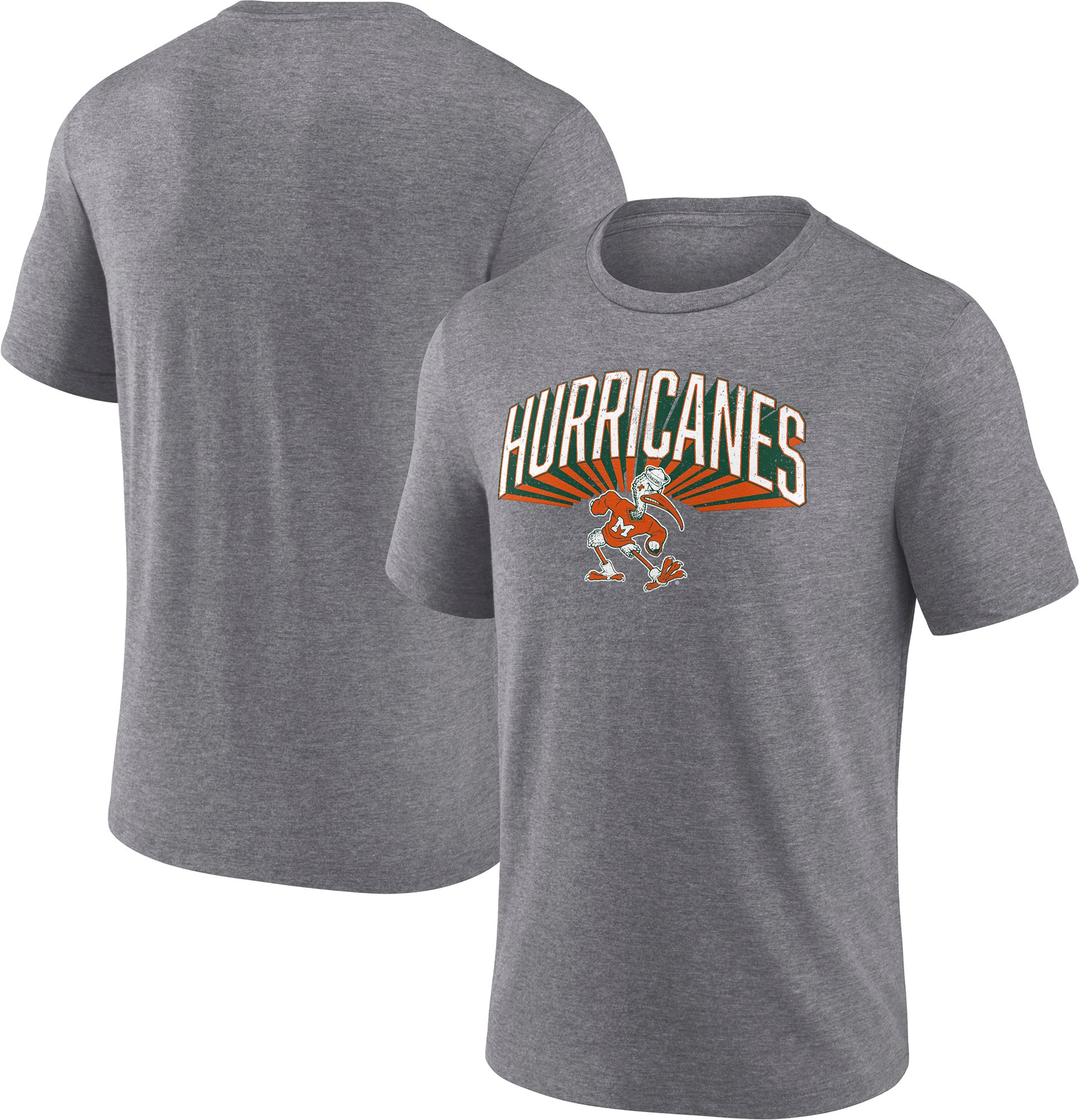 NCAA Men's Miami Hurricanes Grey Promo T-Shirt