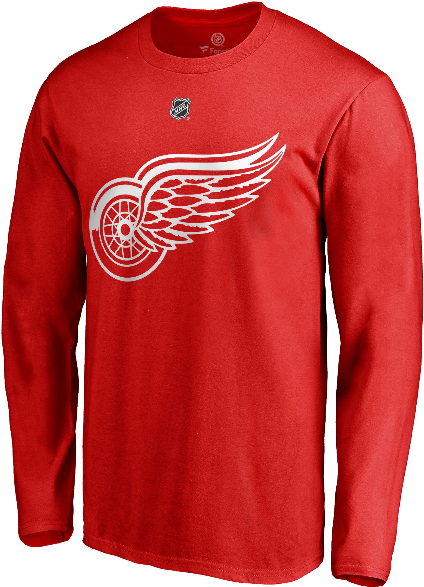 NHL Men's Detroit Red Wings Dylan Larkin #71 Red Long Sleeve Player Shirt product image