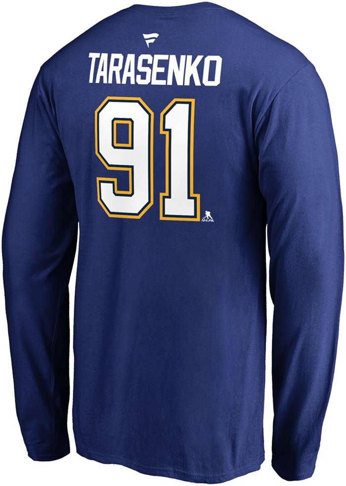 NHL Men's St. Louis Blues Vladimir Tarasenko #91 Gold Player T-Shirt