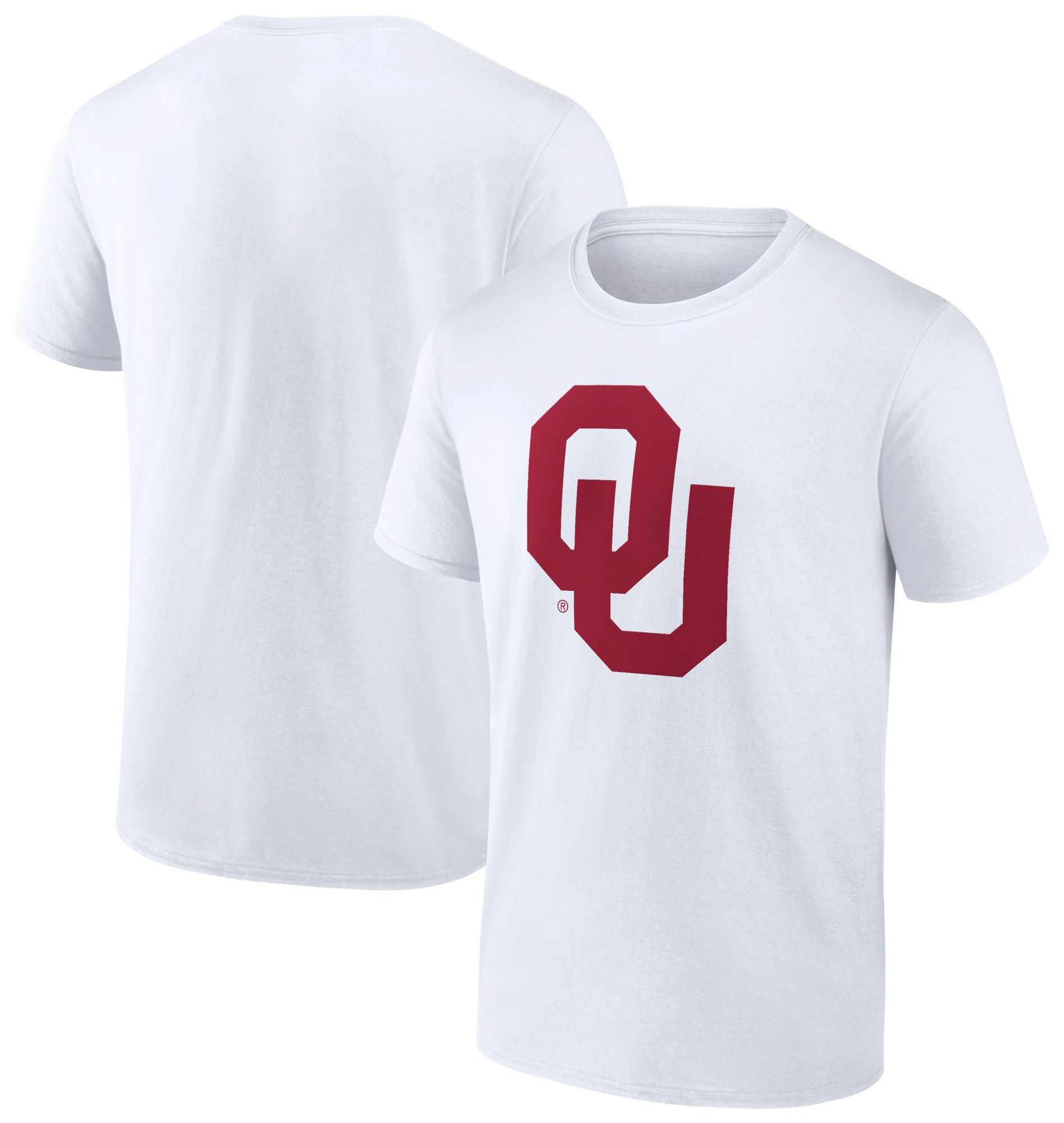 NCAA Men's Oklahoma Sooners White Primary Logo T-Shirt product image