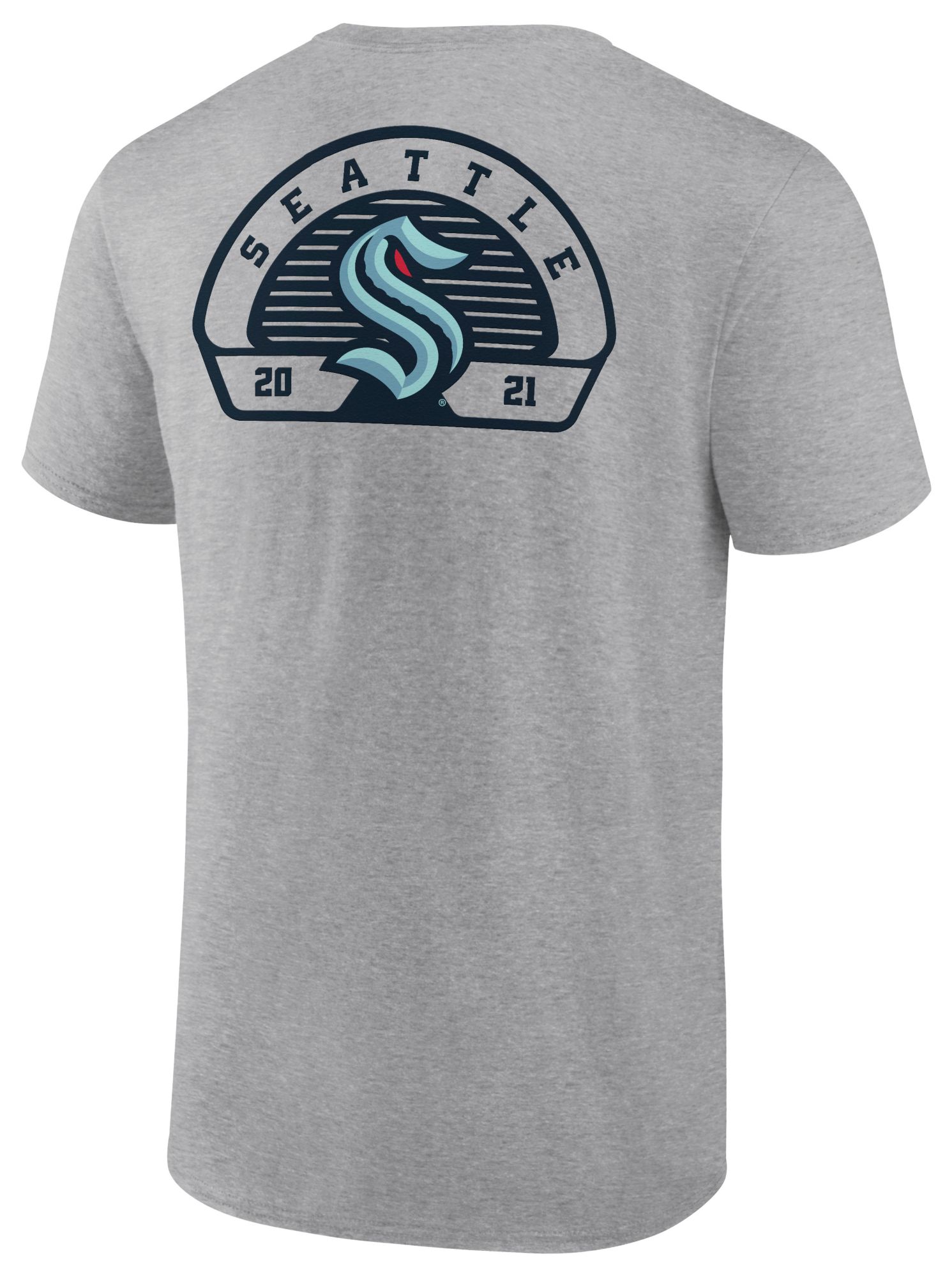 NHL Adult Seattle Kraken Valor 2-Hit Black T-Shirt product image