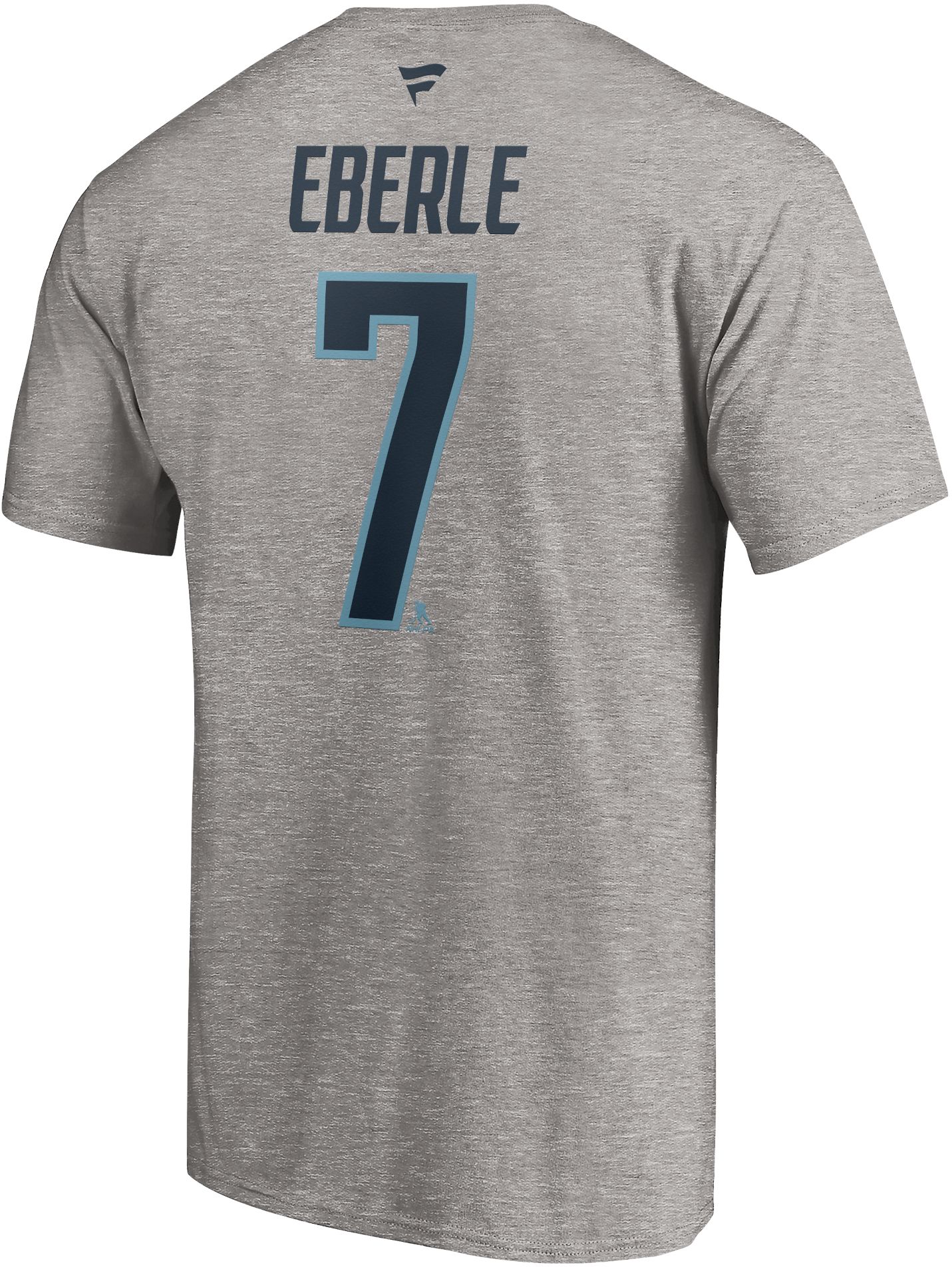 NHL Seattle Kraken Jordan Eberle #7 Grey Player T-Shirt