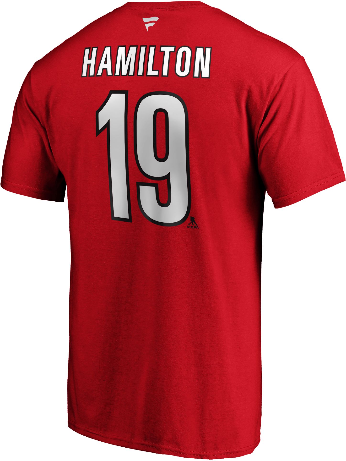 NHL Men's Carolina Hurricanes Dougie Hamilton #19 Red Player T-Shirt product image