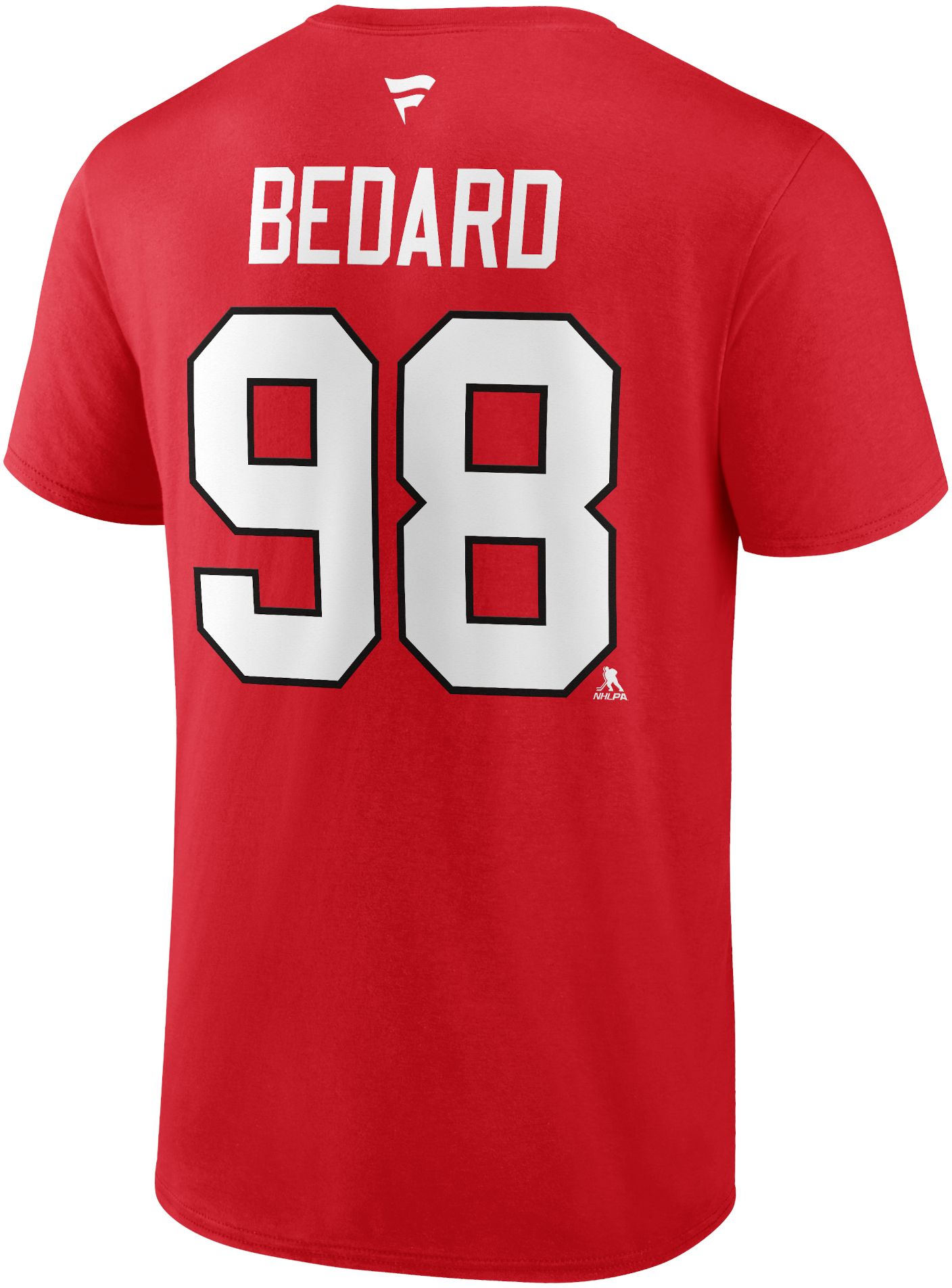 NHL Adult Chicago Blackhawks Connor Bedard #98 Red T-Shirt product image