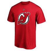 NHL Men's New Jersey Devils Jack Hughes #86 Red Player T-Shirt product image