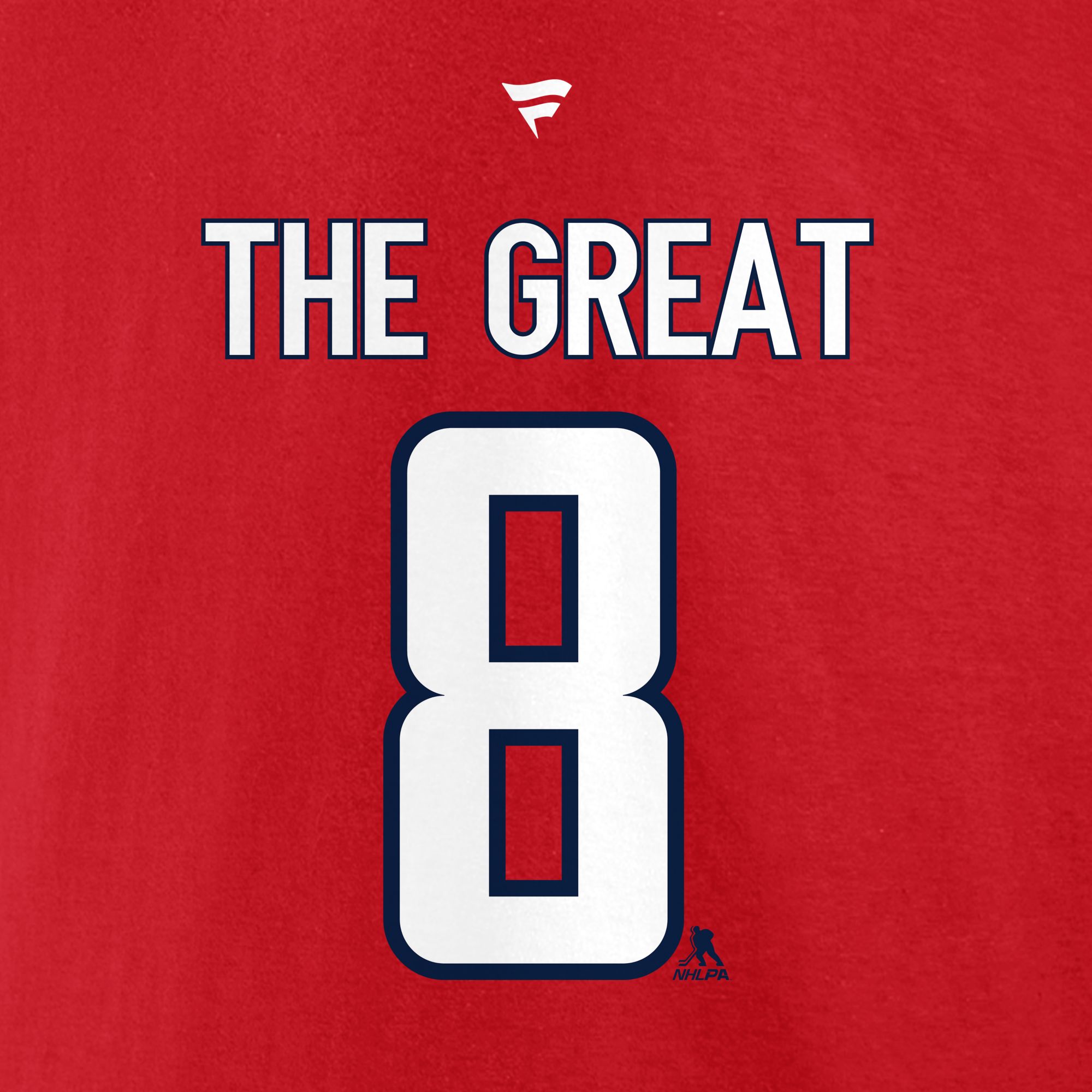 NHL Men's Washington Capitals Alexander Ovechkin #8 'Great 8' Red T-Shirt product image
