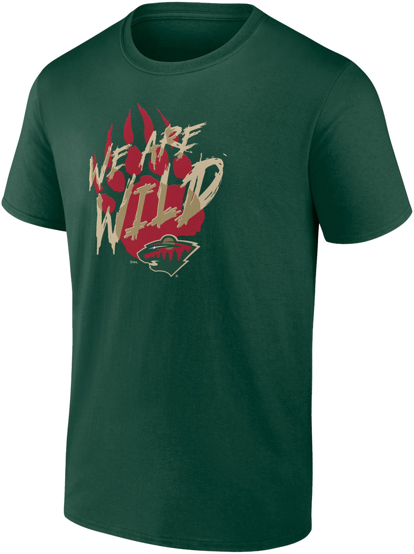NHL Minnesota Wild Ice Cluster Dark Green T-Shirt product image