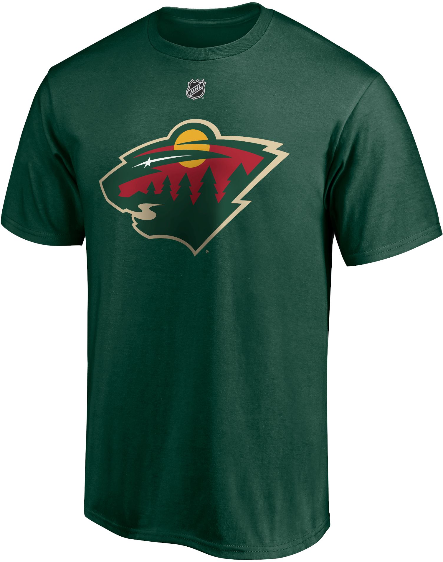 NHL Men's Minnesota Wild Kirill Kaprizov #97 Green Player T-Shirt