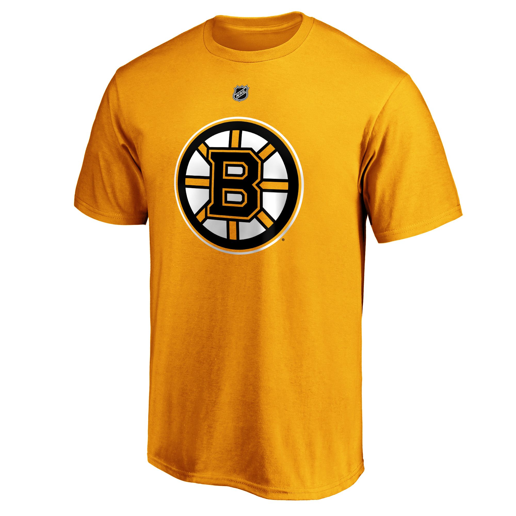 NHL Men's Boston Bruins Brad Marchand #63 Gold Player T-Shirt product image