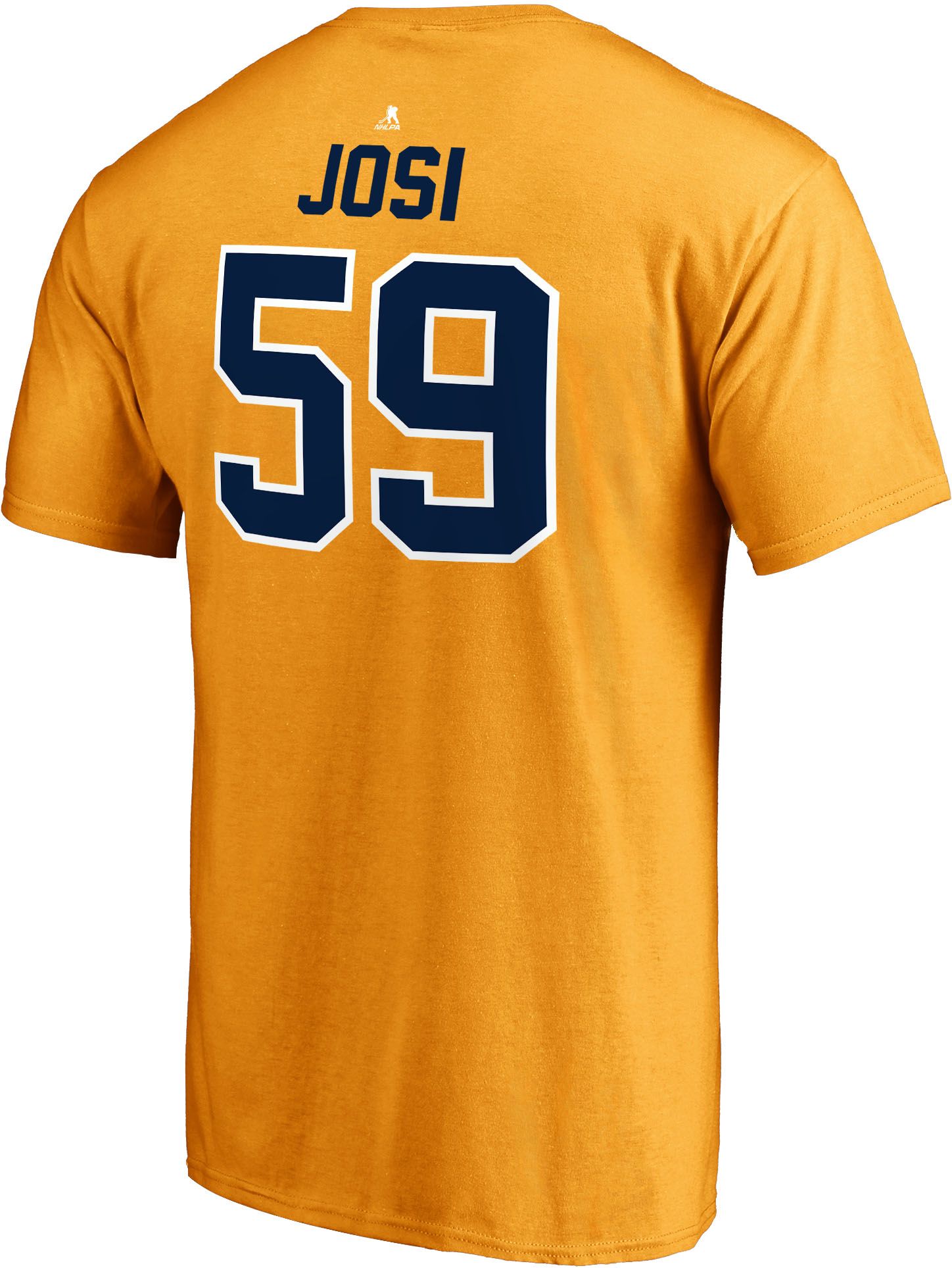 NHL Men's Nashville Predators Roman Josi #59 Gold Player T-Shirt product image