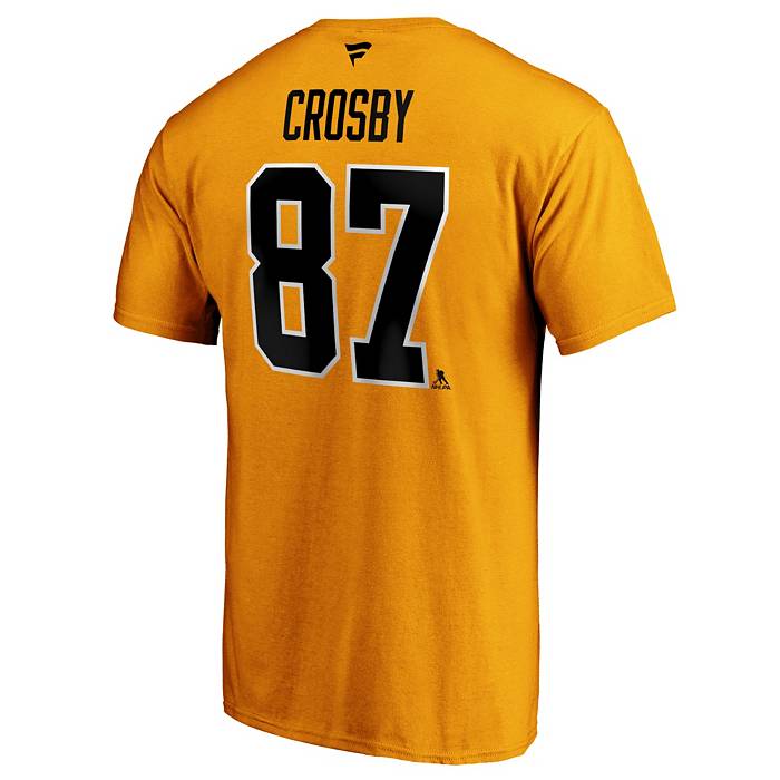 Men's Pittsburgh Penguins Fanatics Branded Gold Team Primary Logo Long  Sleeve T-Shirt