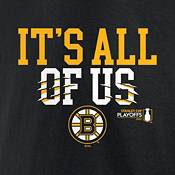 NHL Boston Bruins Short Sleeve Button Front Replica Jersey Men's