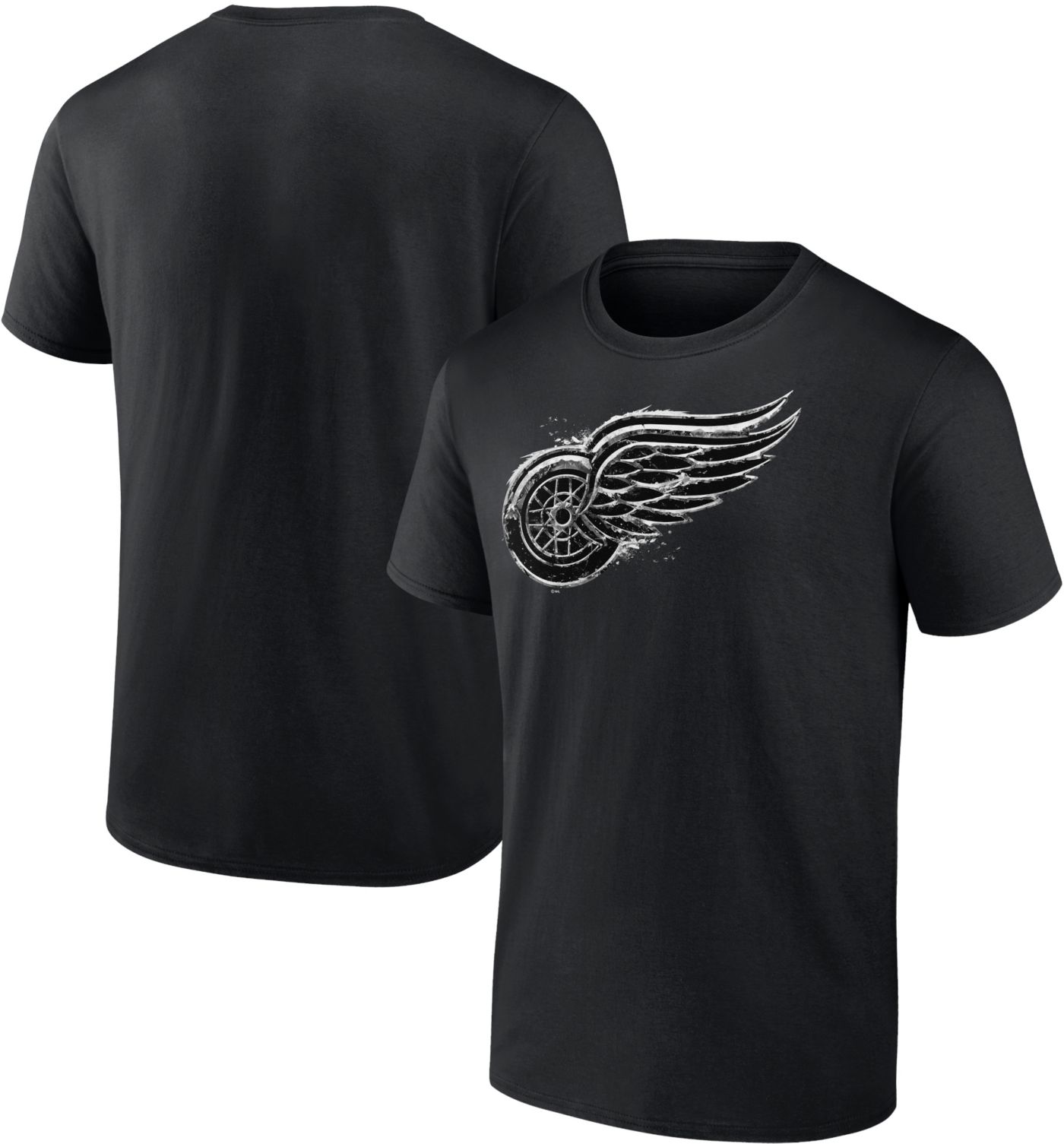 NHL Detroit Red Wings Iced Out Black T Shirt Dick s Sporting Goods