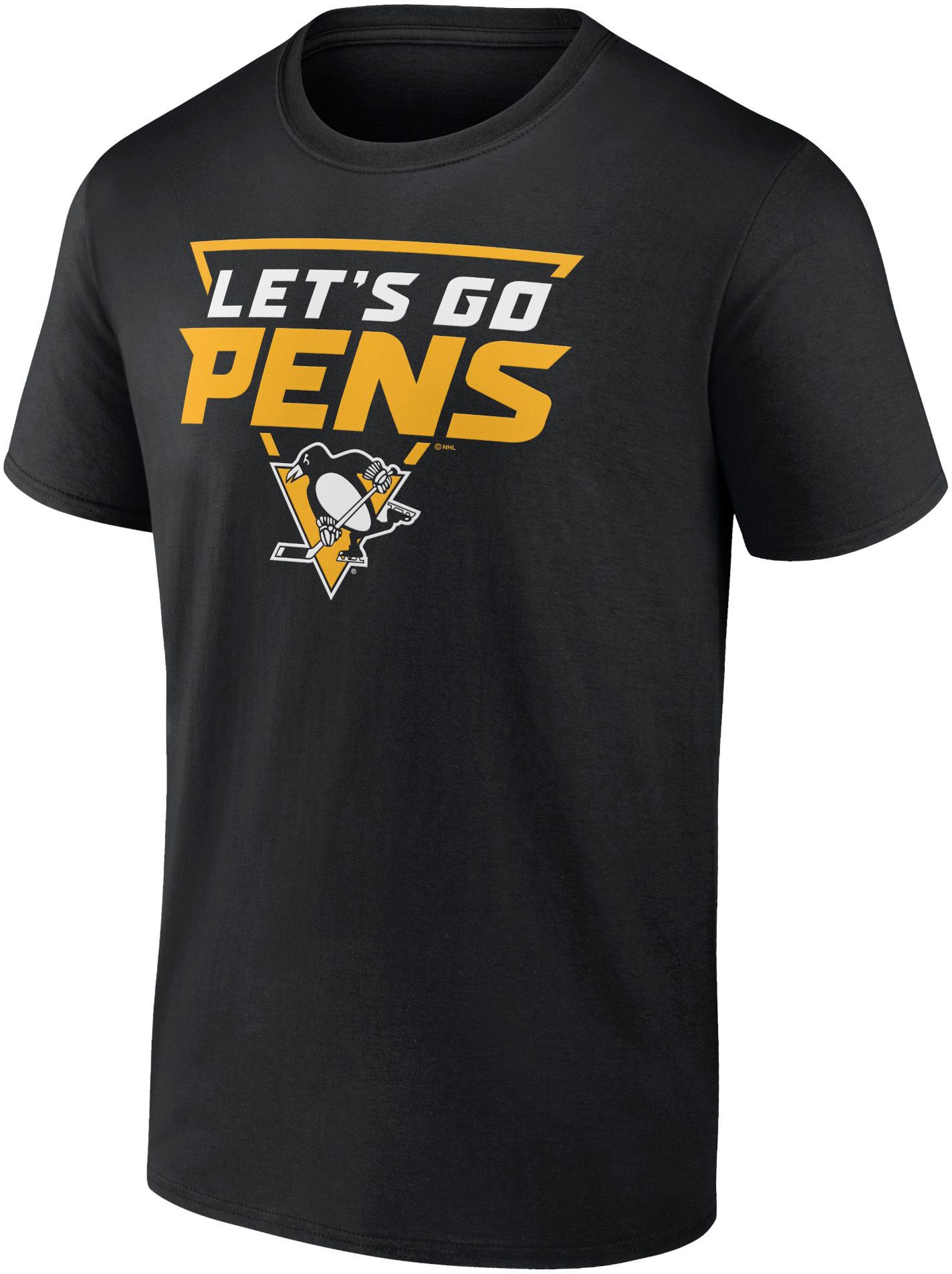 NHL Pittsburgh Penguins Ice Cluster Black T-Shirt