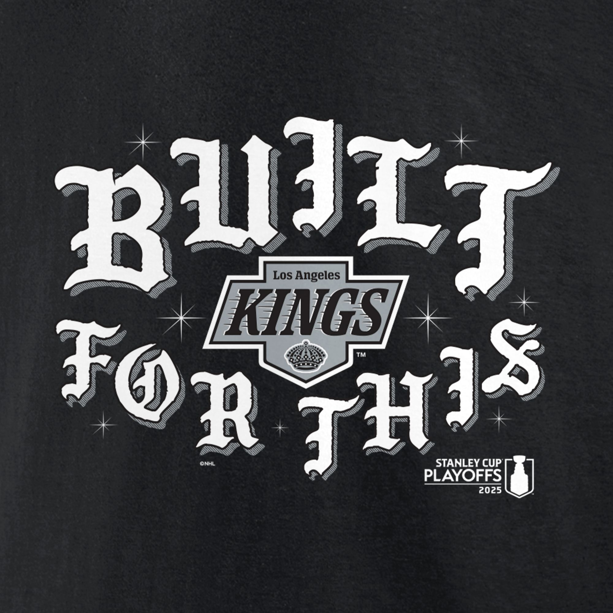 NHL Adult Los Angeles Kings 'Built for This' 2025 Playoffs T-Shirt product image