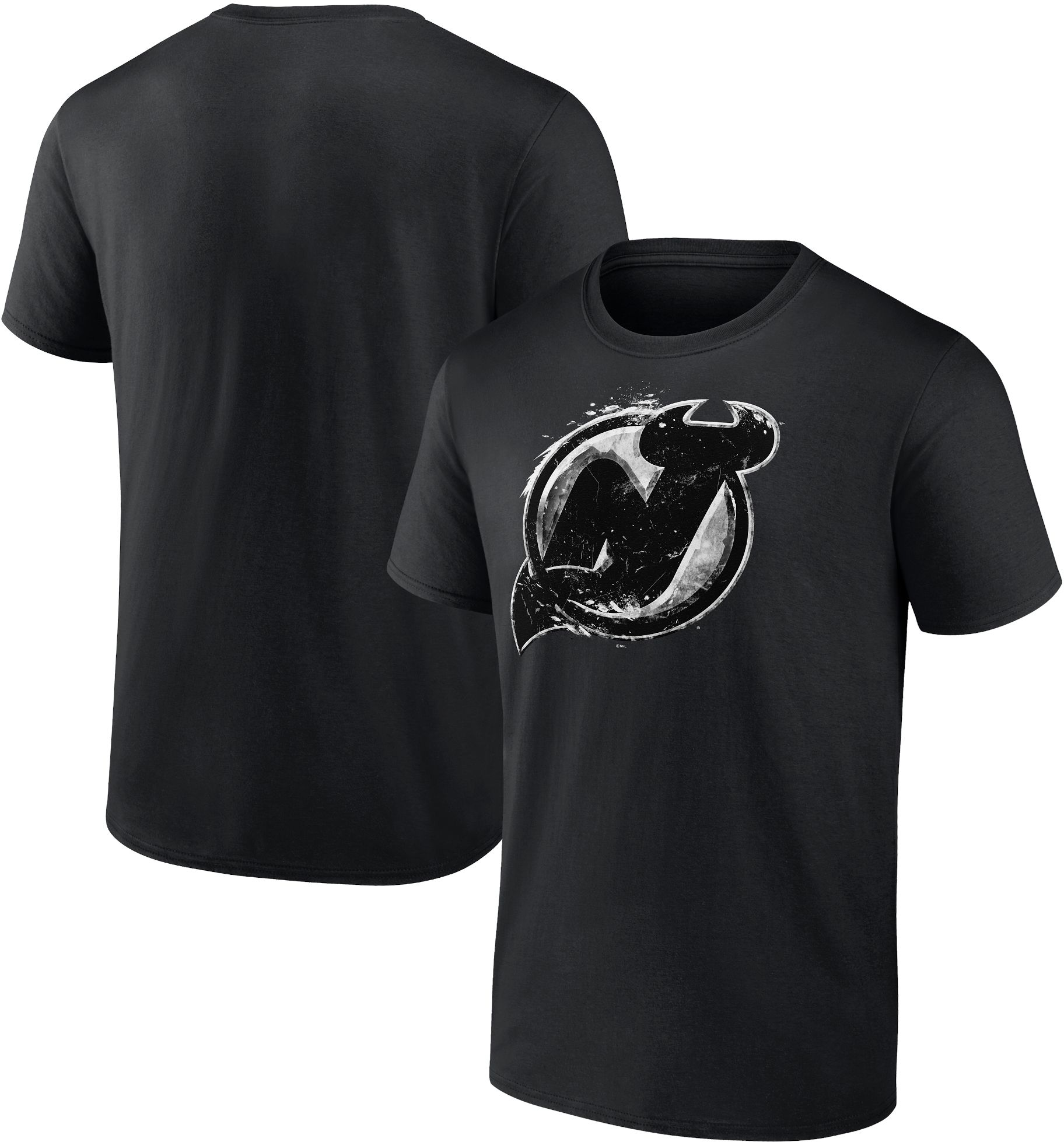 NHL New Jersey Devils Iced Out Black T-Shirt product image