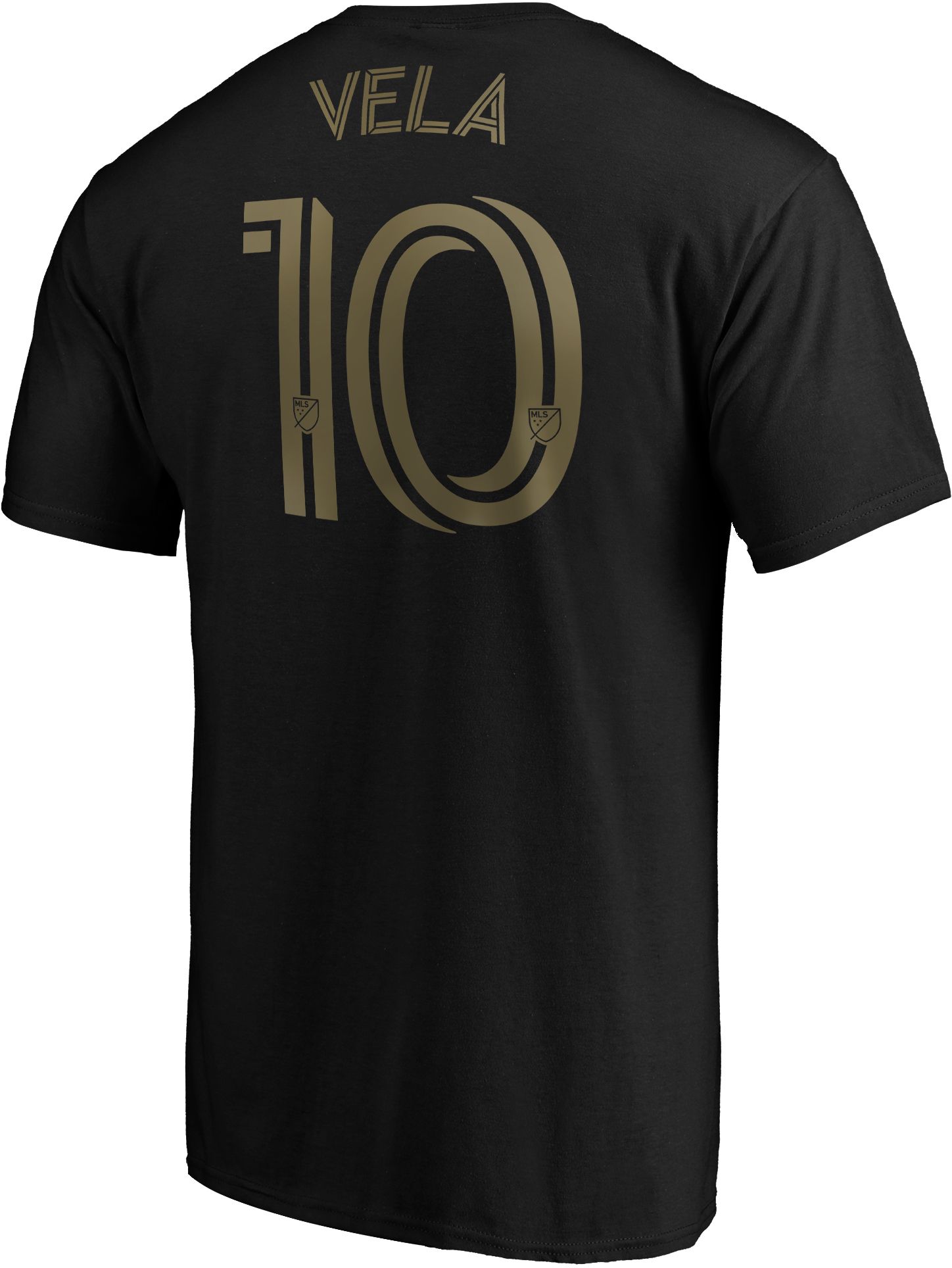 MLS Men's Los Angeles FC Carlo Vela #10 Black Player T-Shirt product image