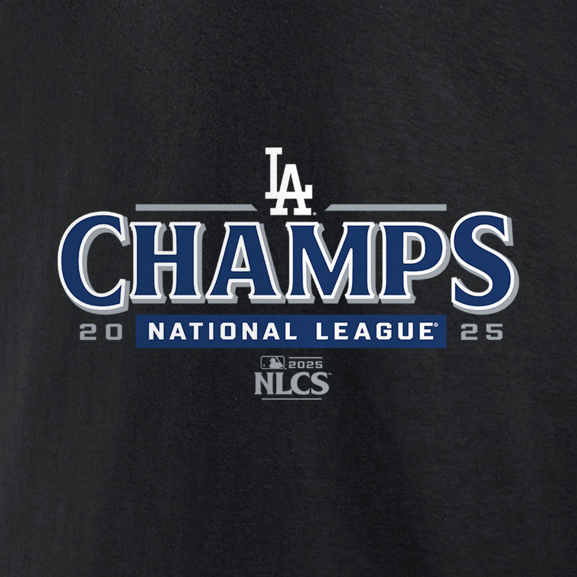 MLB Team Apparel Men's Los Angeles Dodgers 2025 NLCS Champions Roster T-Shirt product image