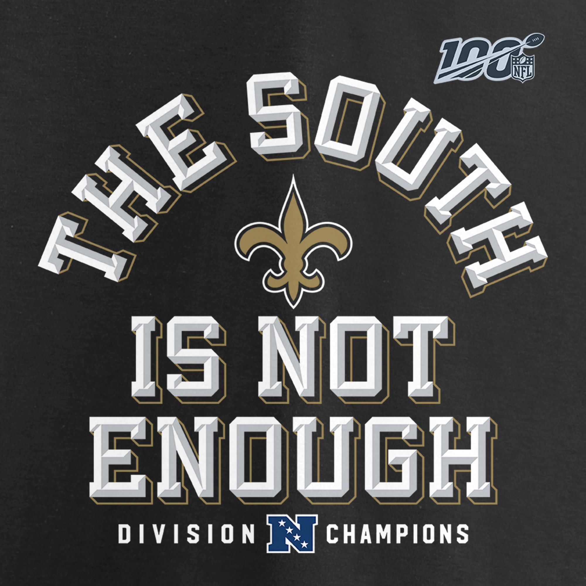 saints nfc south champions 2018 shirt