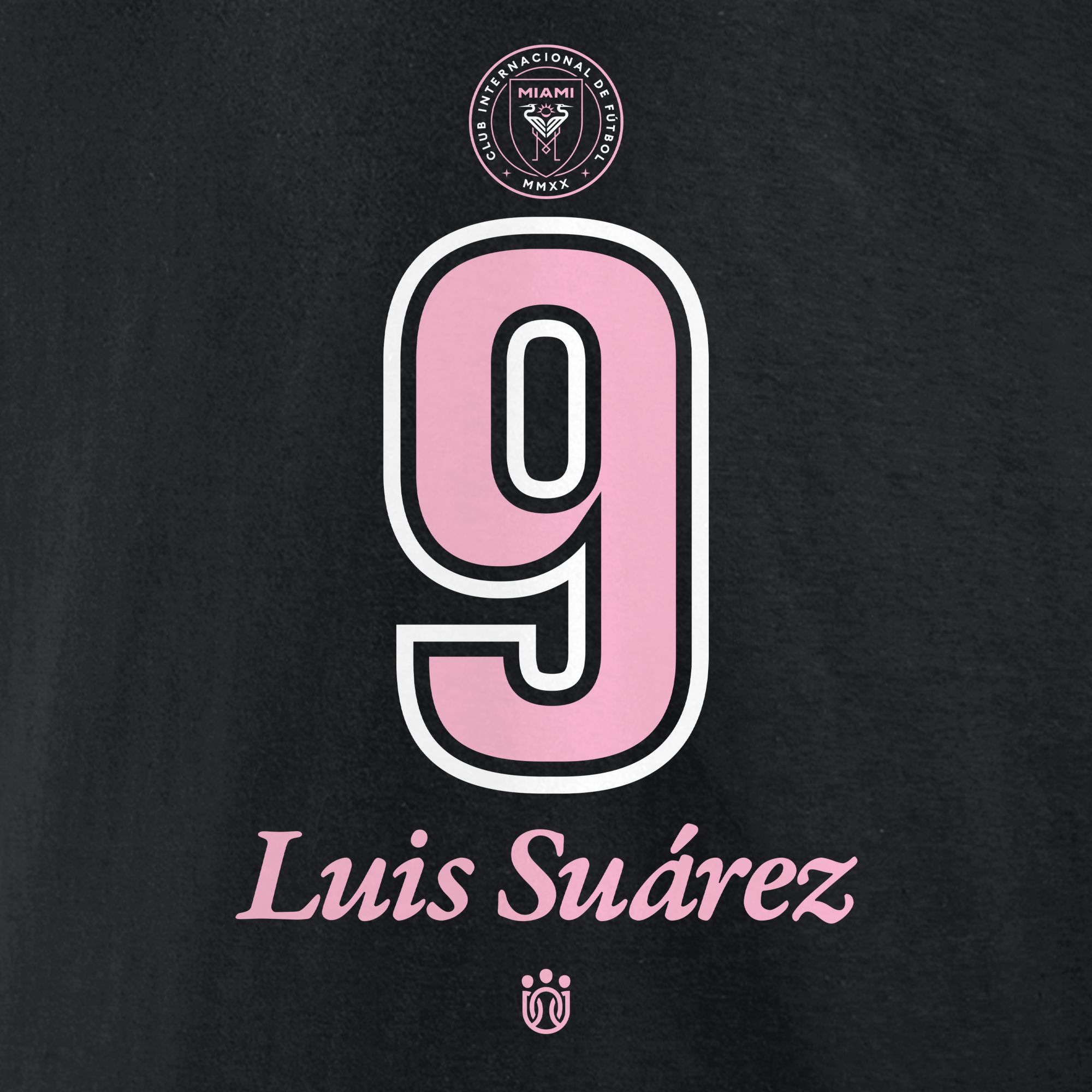 MLS Adult 2025 MLS Cup Champions Inter Miami CF Luis Suarez #9 T-Shirt product image