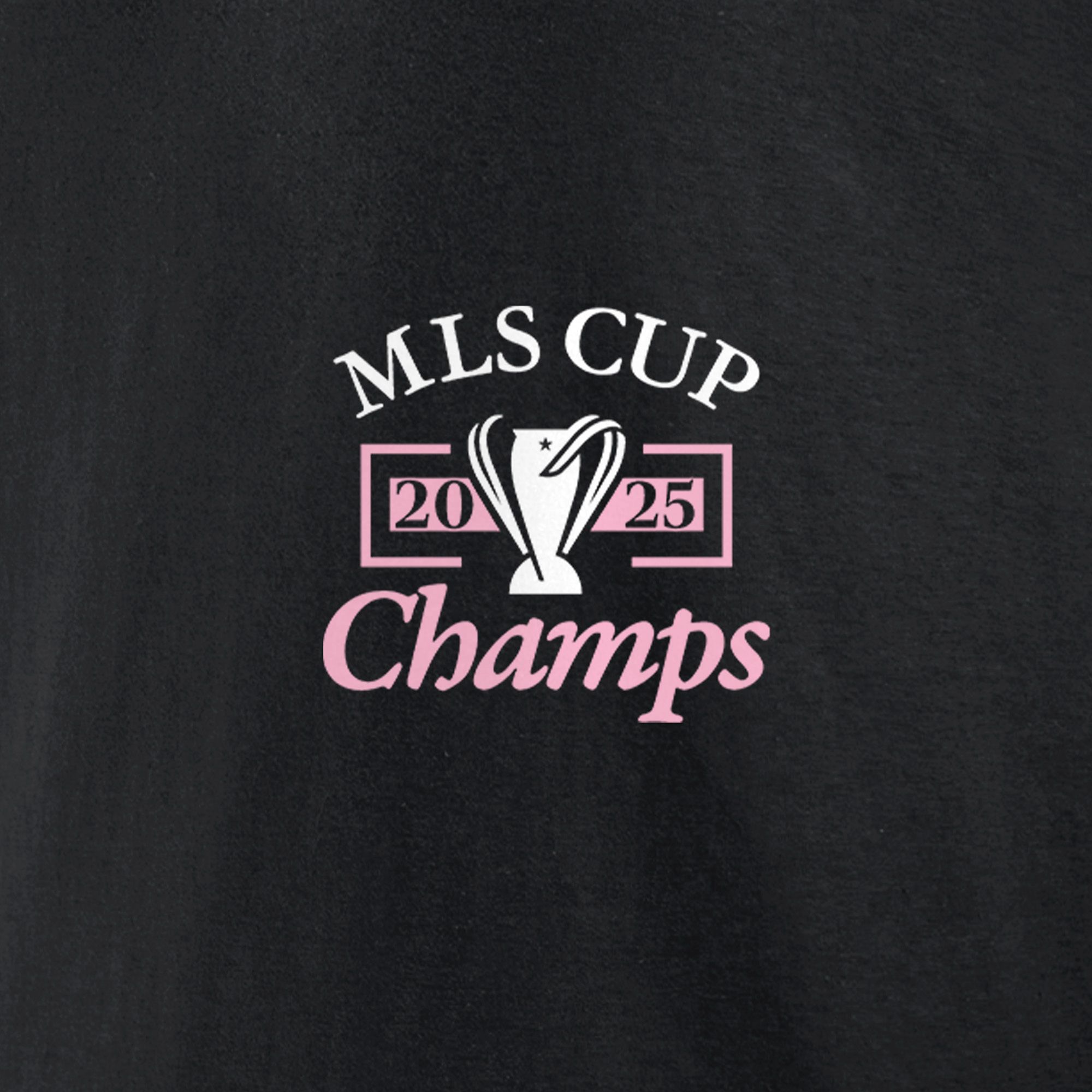 MLS Adult 2025 MLS Cup Champions Inter Miami CF Lionel Messi #10 T-Shirt product image