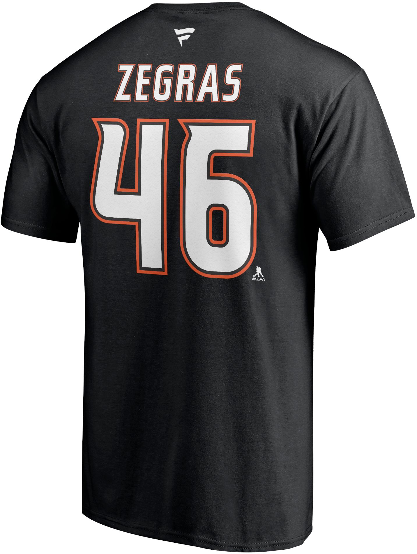 NHL Anaheim Ducks Trevor Zegras #46 Black Player T-Shirt product image