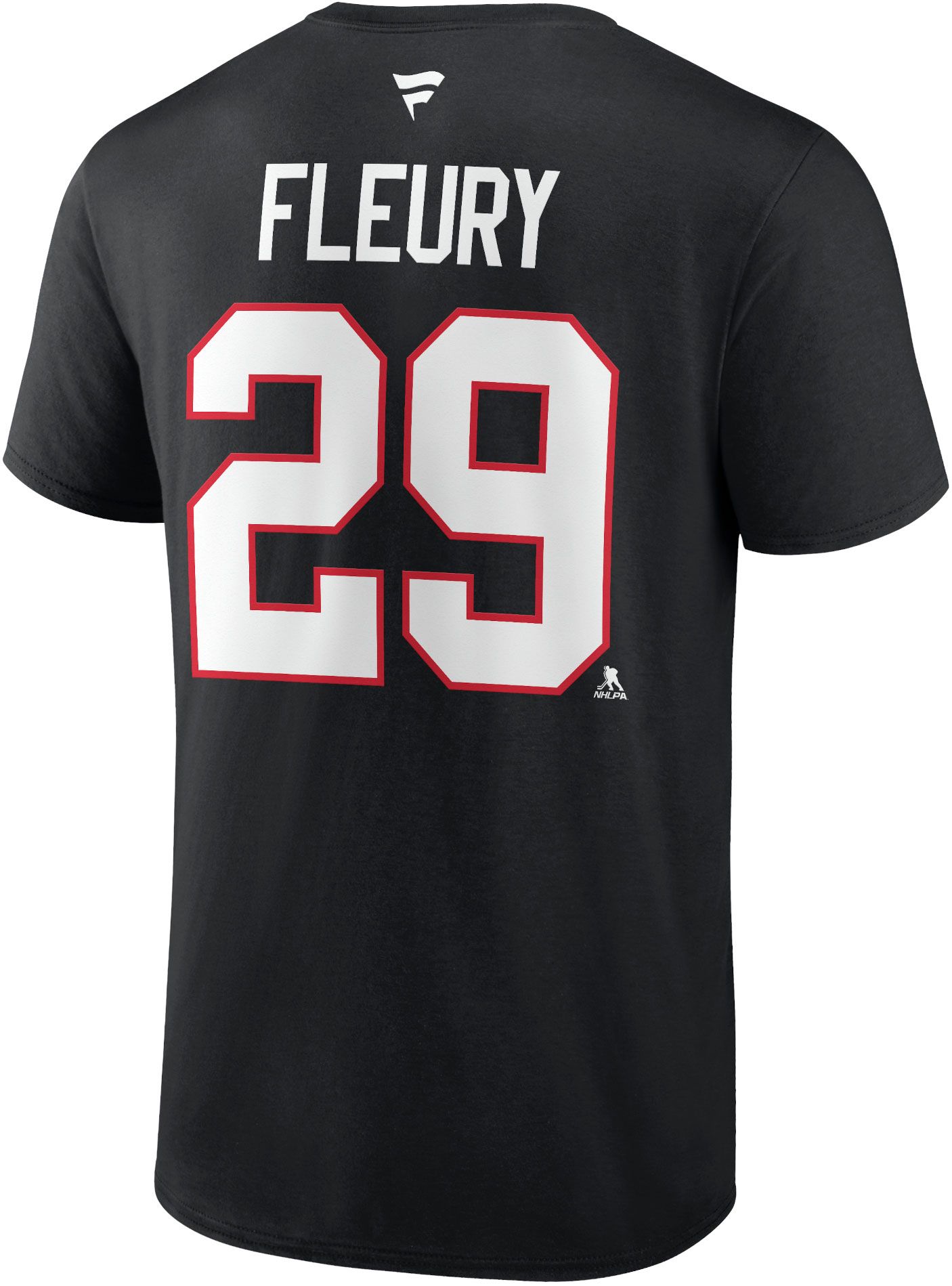 NHL Chicago Blackhawks Marc-Andre Fleury #29 Black T-Shirt product image