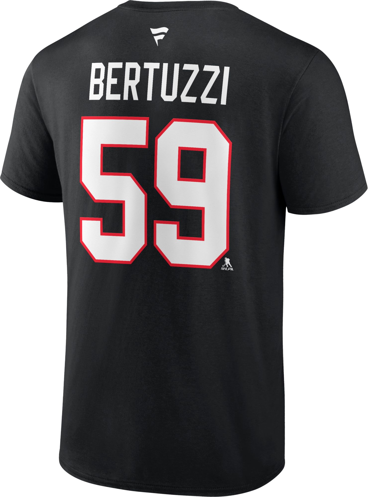 NHL Adult Chicago Blackhawks Tyler Bertuzzi #59 Black T-Shirt product image