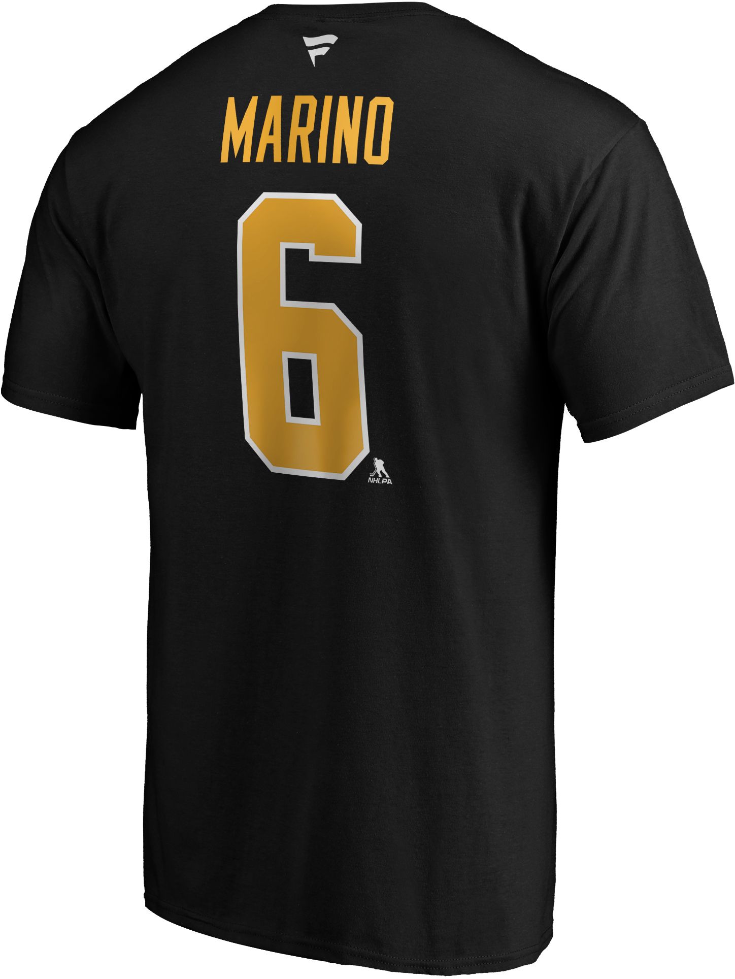 NHL Men's Pittsburgh Penguins John Marino #6 Black Player T-Shirt product image