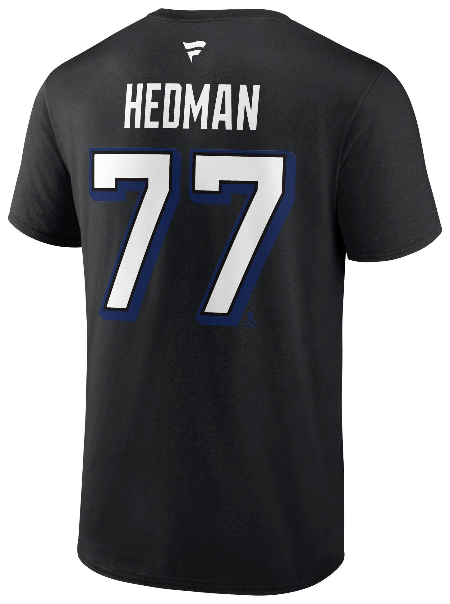 NHL Adult Tampa Bay Lightning Victor Hedman #77 2024-2025 Black T-Shirt product image