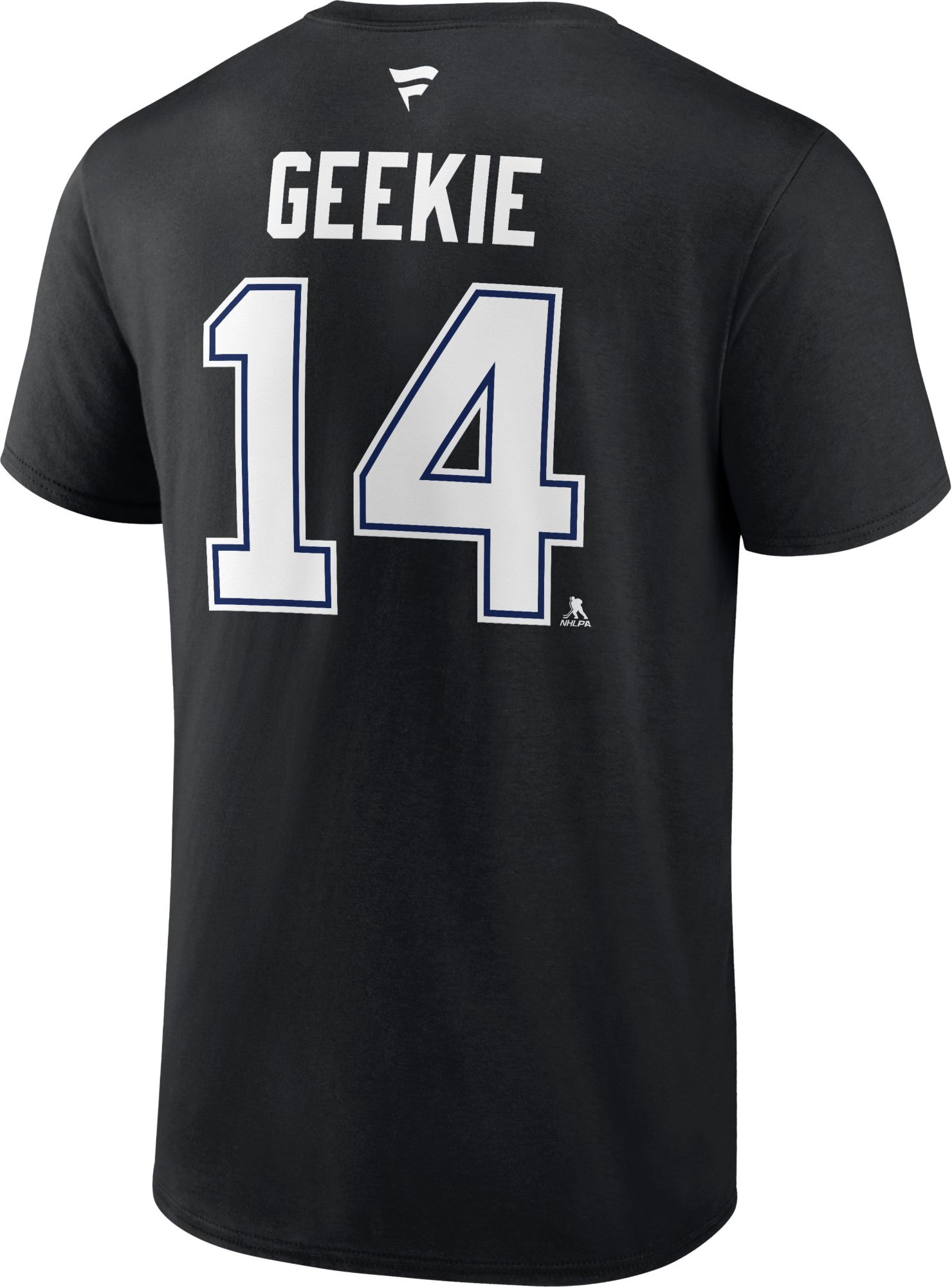 NHL Men's Tampa Bay Lightning Conor Geekie #14 Black T-Shirt product image