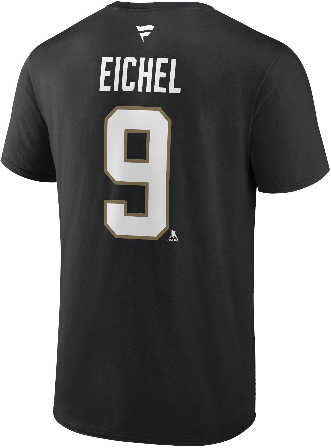 NHL Vegas Golden Knights Jack Eichel #9 Black T-Shirt