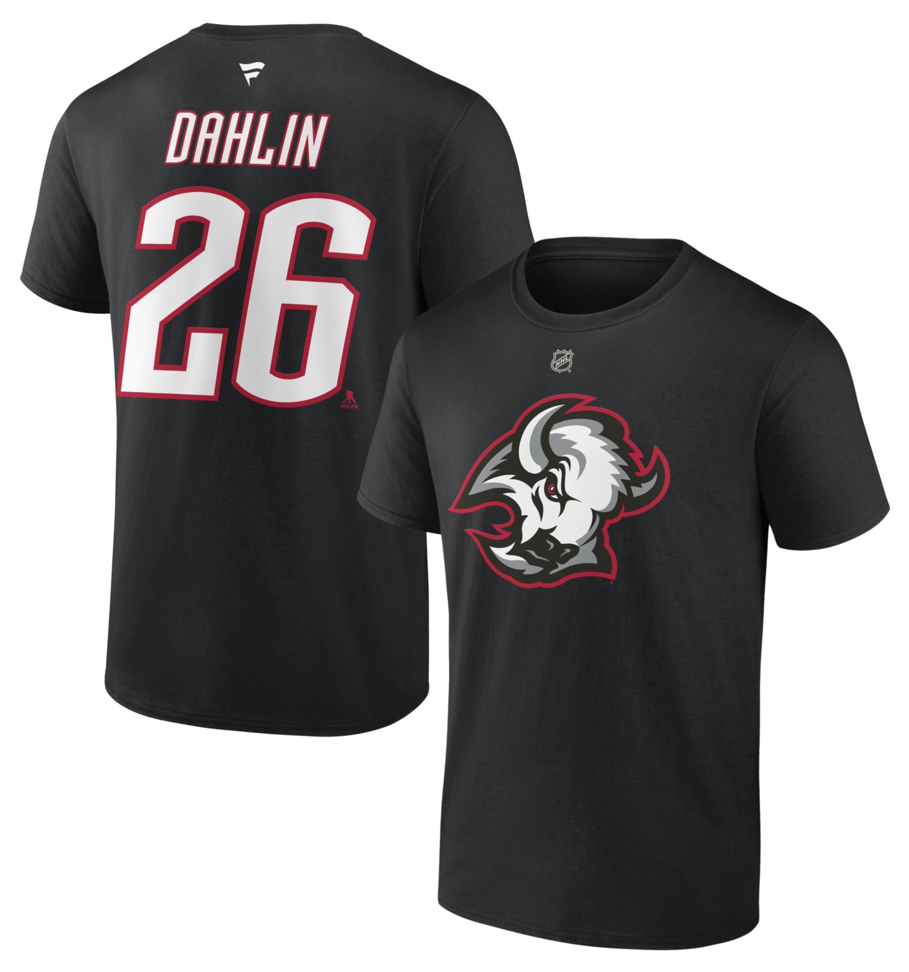 NHL Adult Buffalo Sabres Rasmus Dahlin #26 Black T-Shirt product image