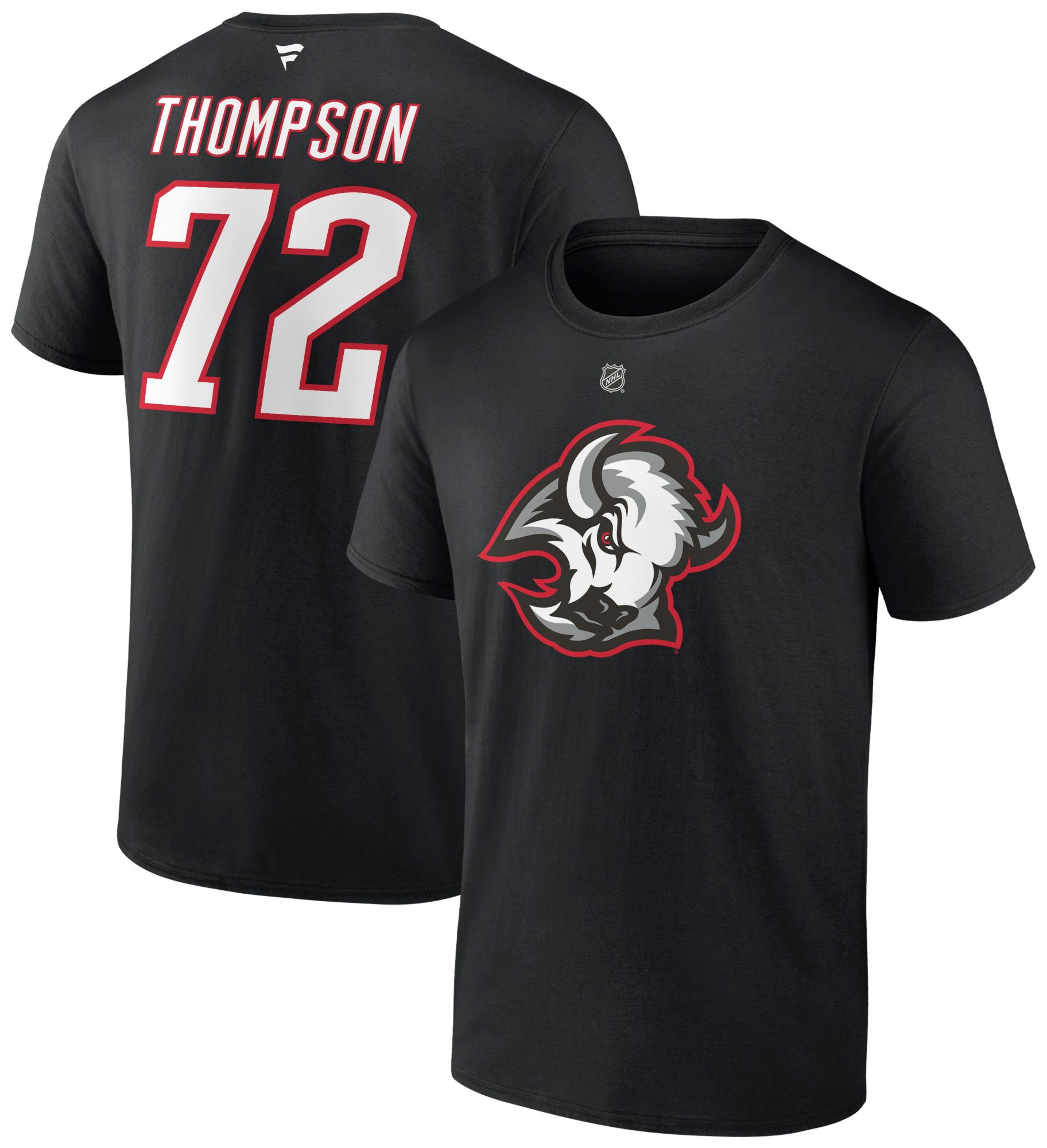NHL Adult Buffalo Sabres Tage Thompson #26 Black T-Shirt product image