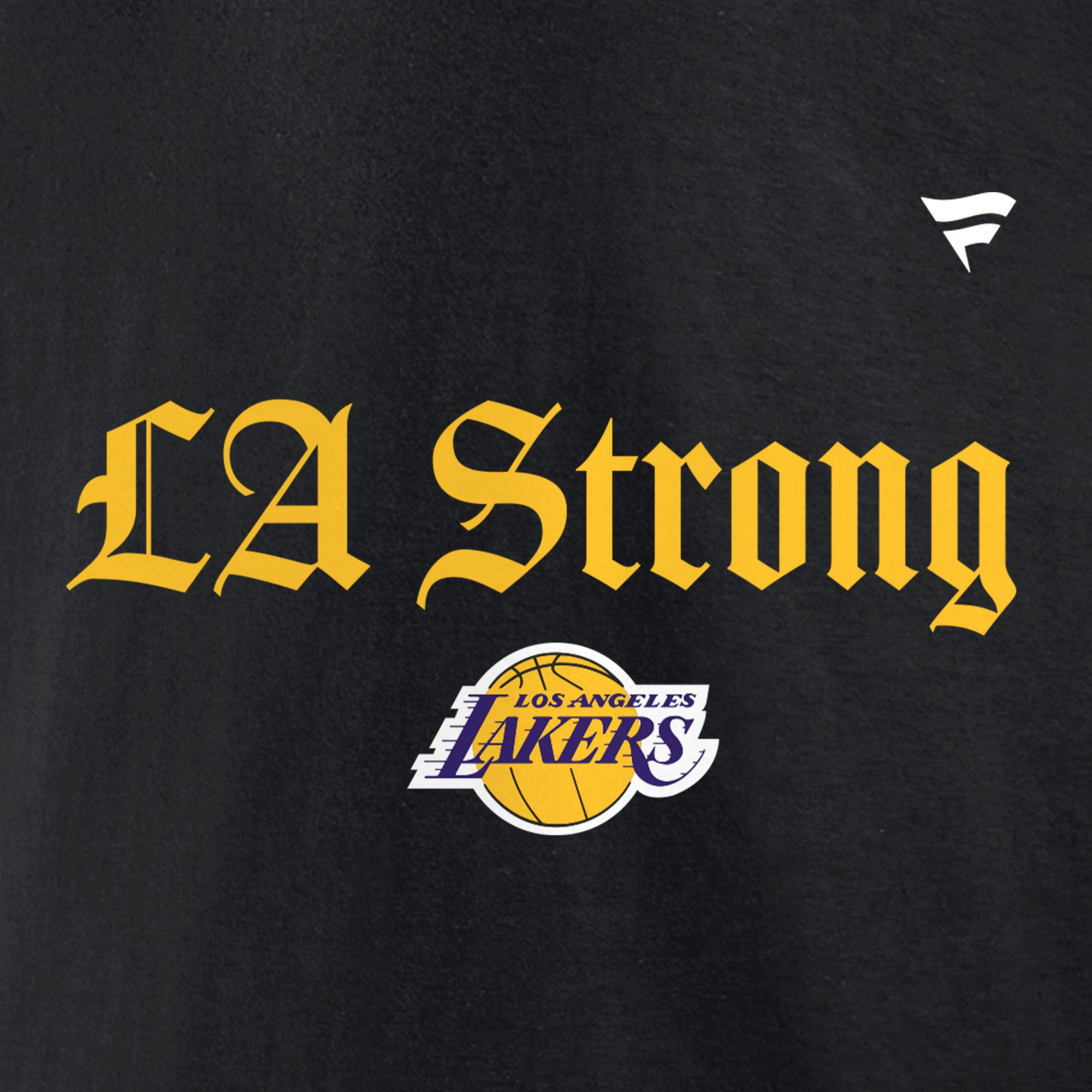 NBA Adult Los Angeles Lakers LA Strong Black T-Shirt product image