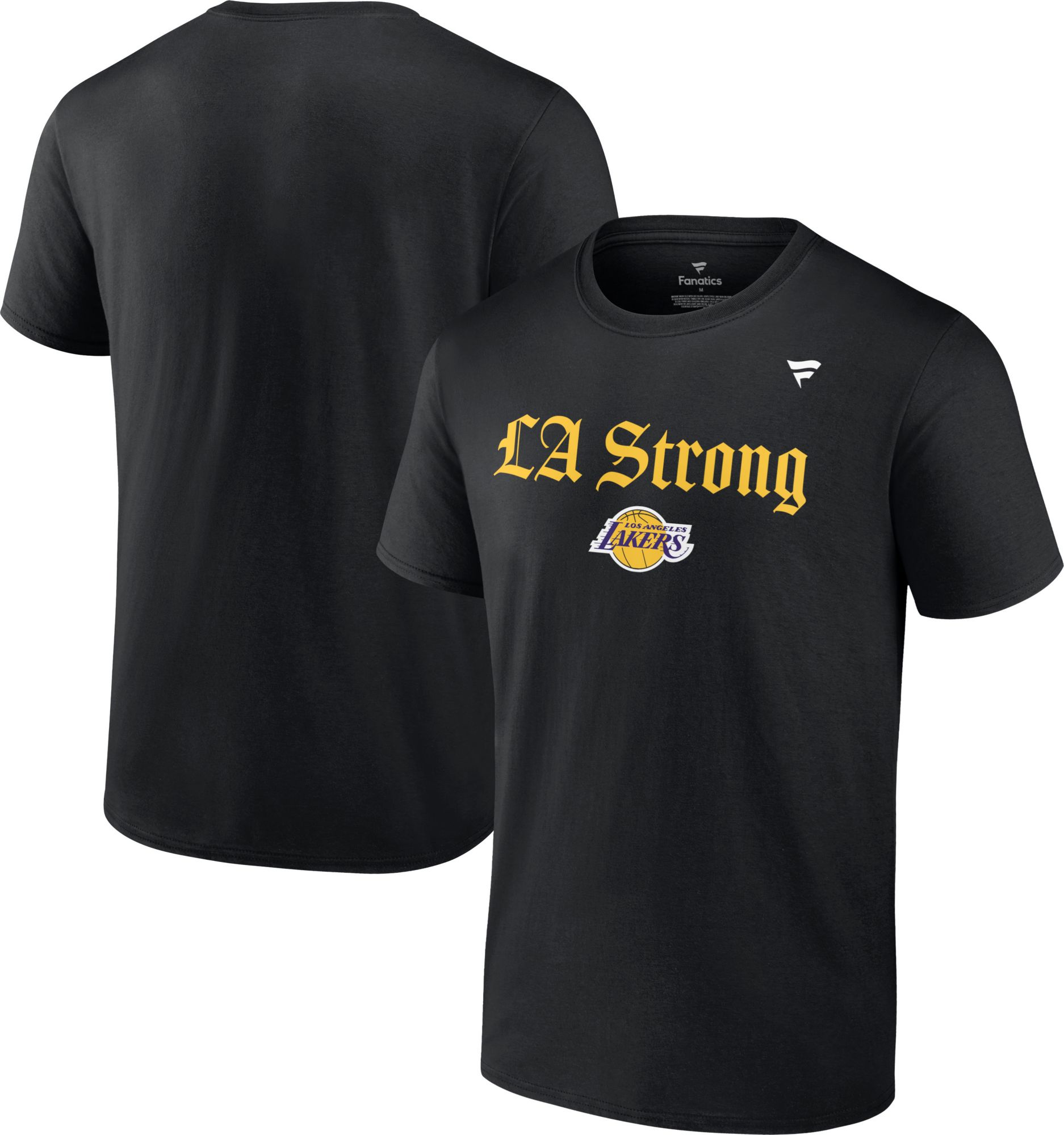 NBA Adult Los Angeles Lakers LA Strong Black T-Shirt product image
