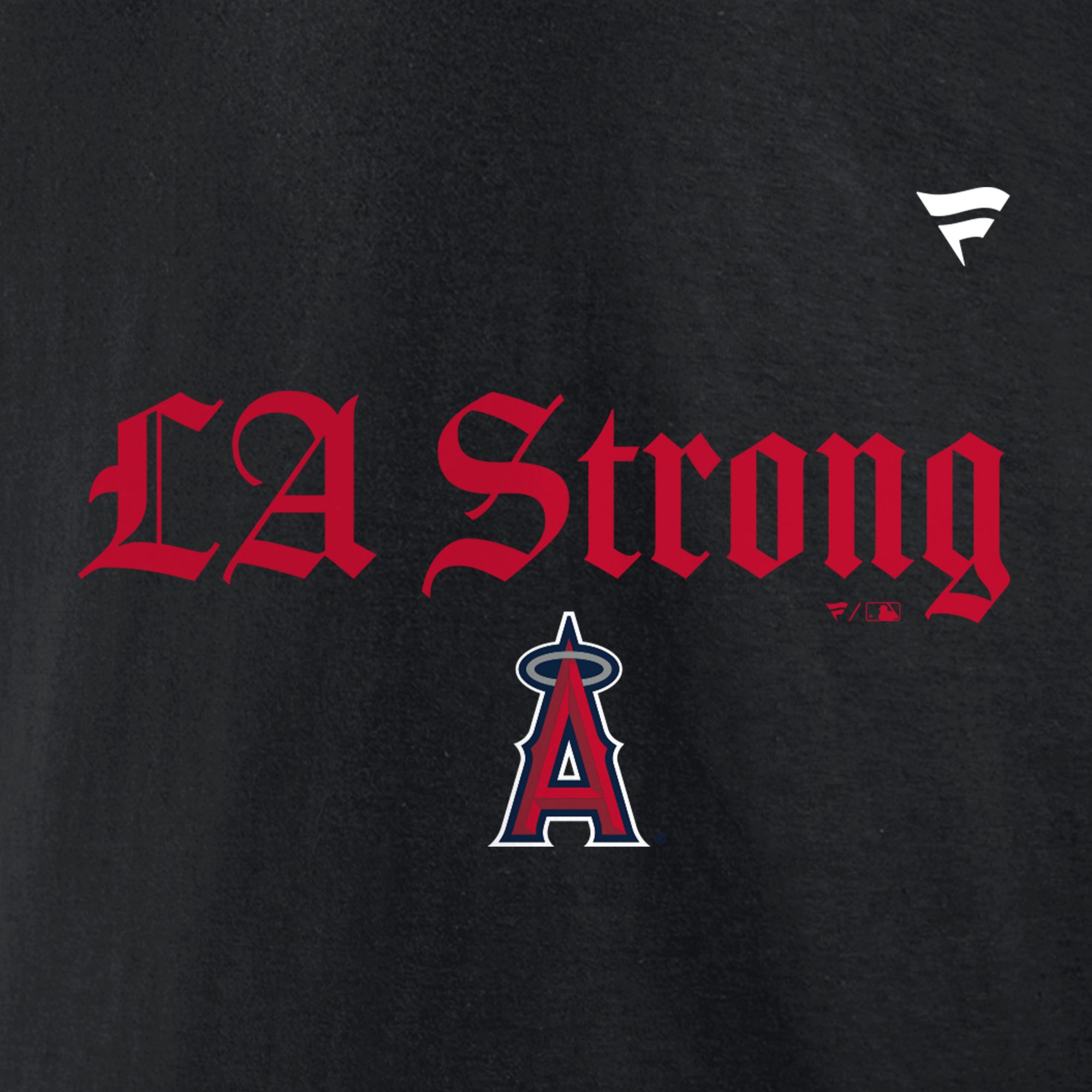 MLB Adult Los Angeles Angels LA Strong Black T-Shirt product image