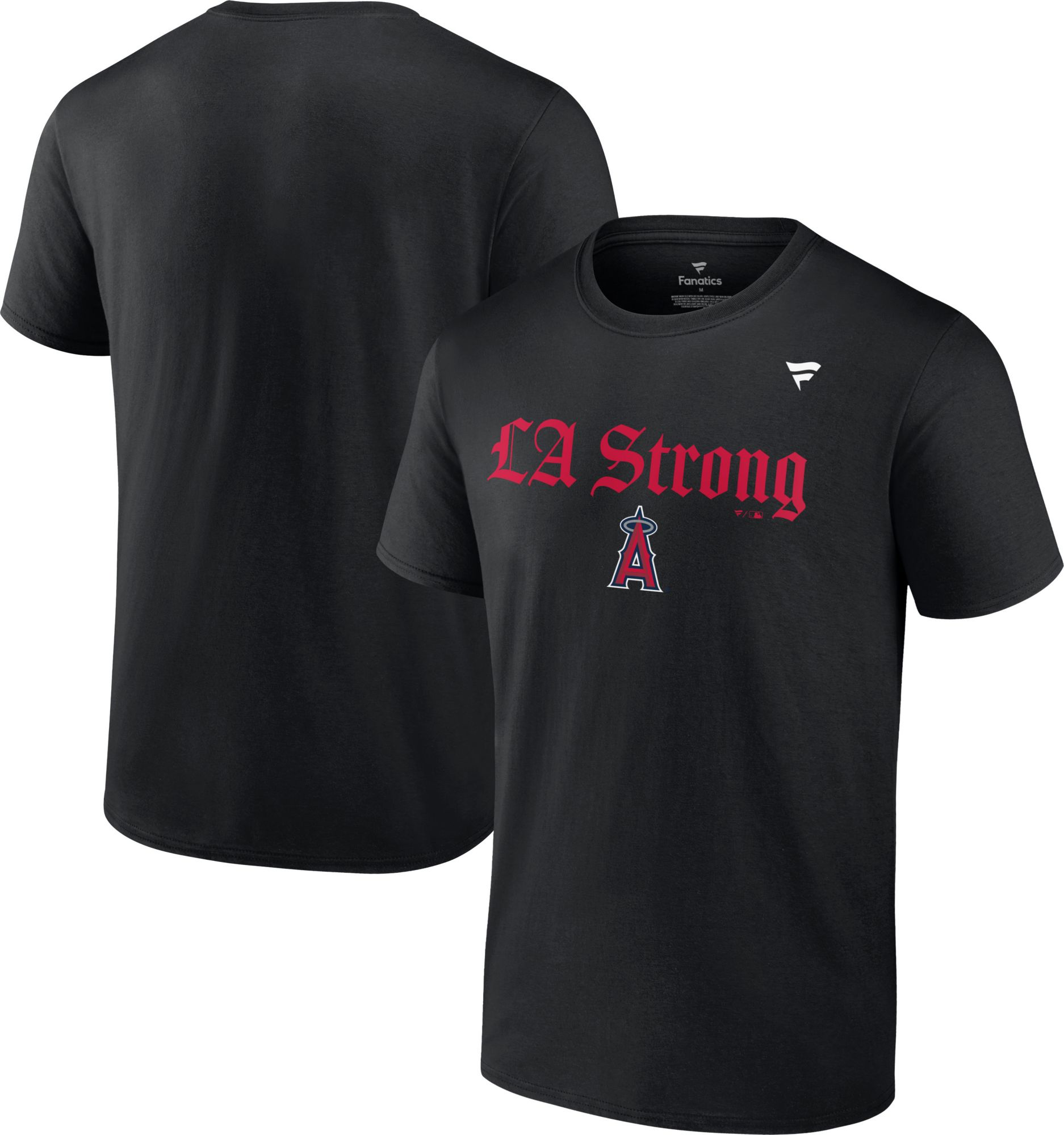 MLB Adult Los Angeles Angels LA Strong Black T-Shirt product image
