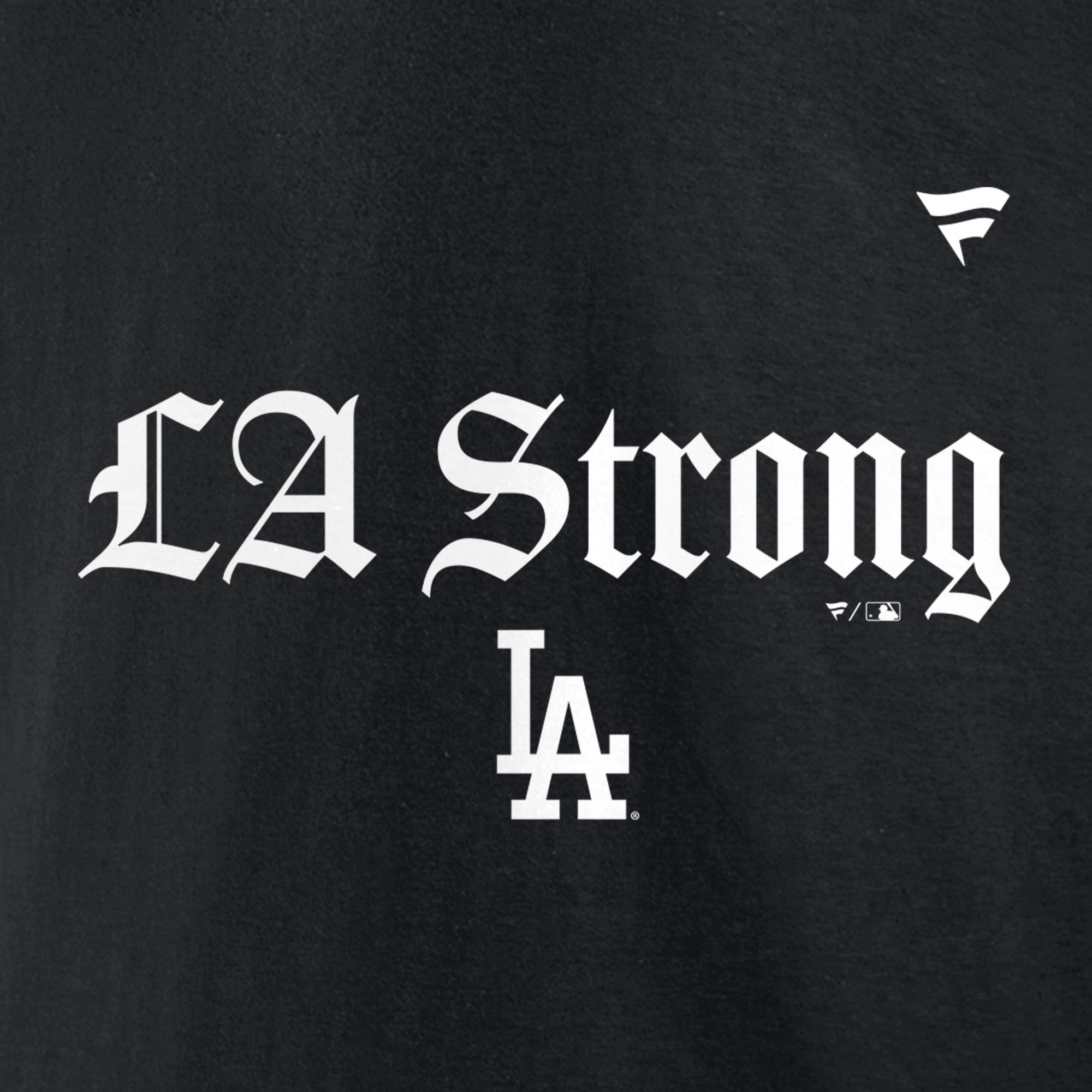MLB Adult Los Angeles Dodgers LA Strong Black T-Shirt product image