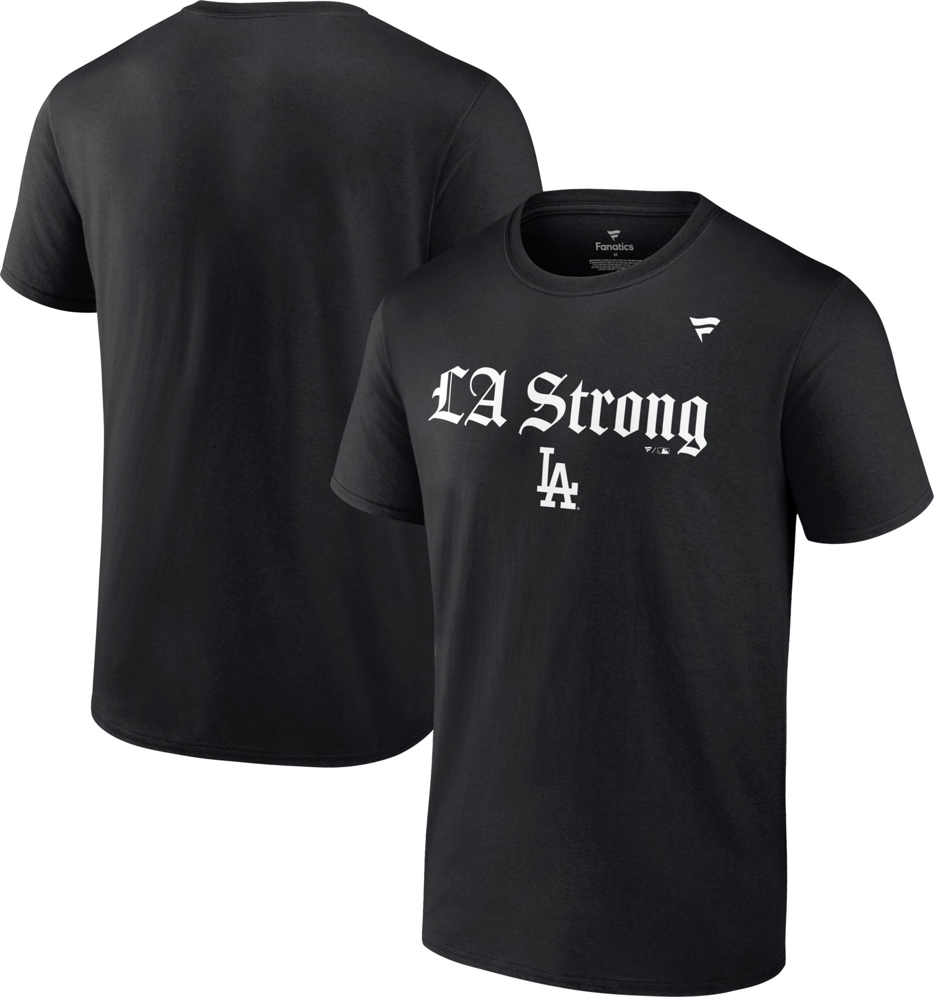 MLB Adult Los Angeles Dodgers LA Strong Black T-Shirt product image
