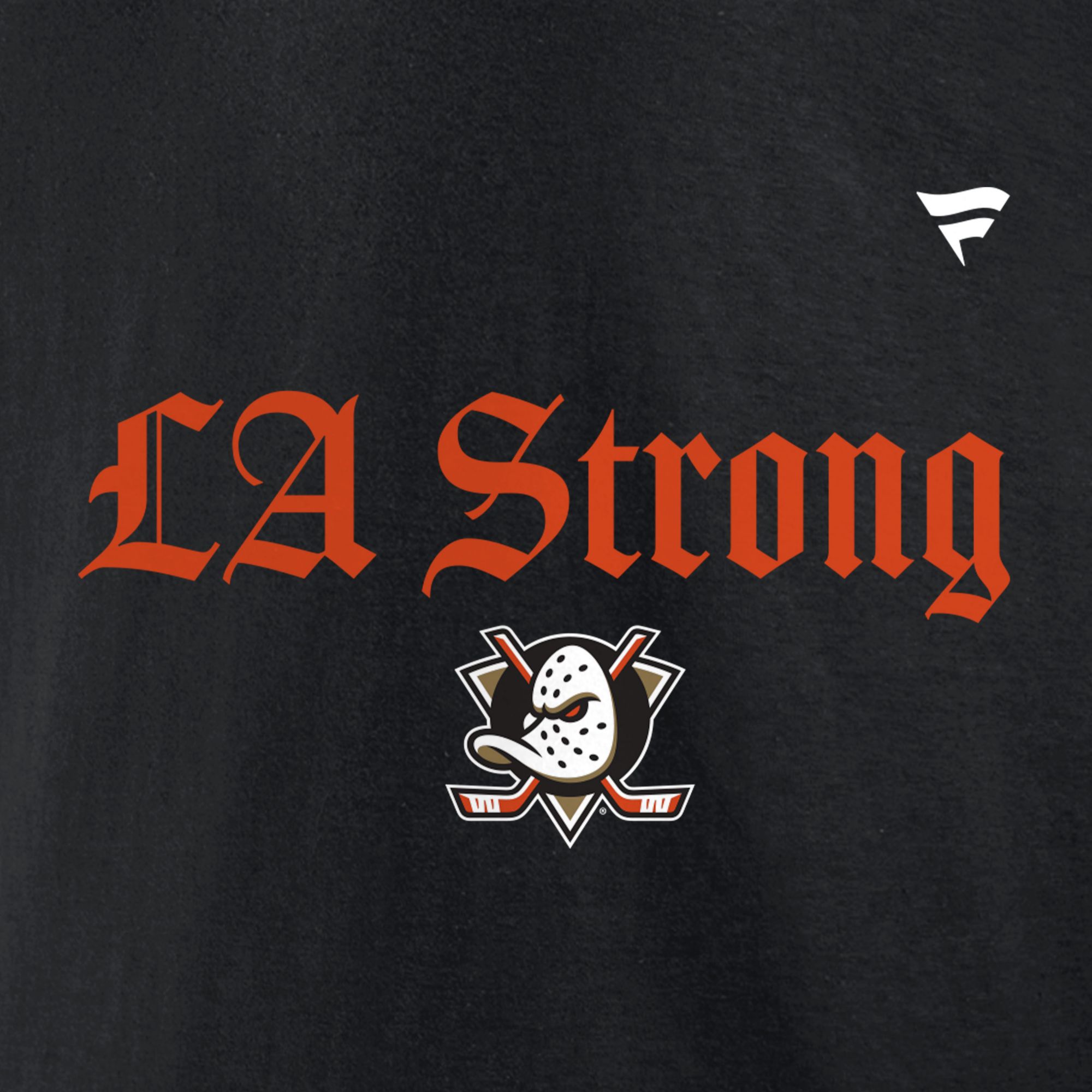 NHL Adult Anaheim Ducks LA Strong Black T-Shirt product image