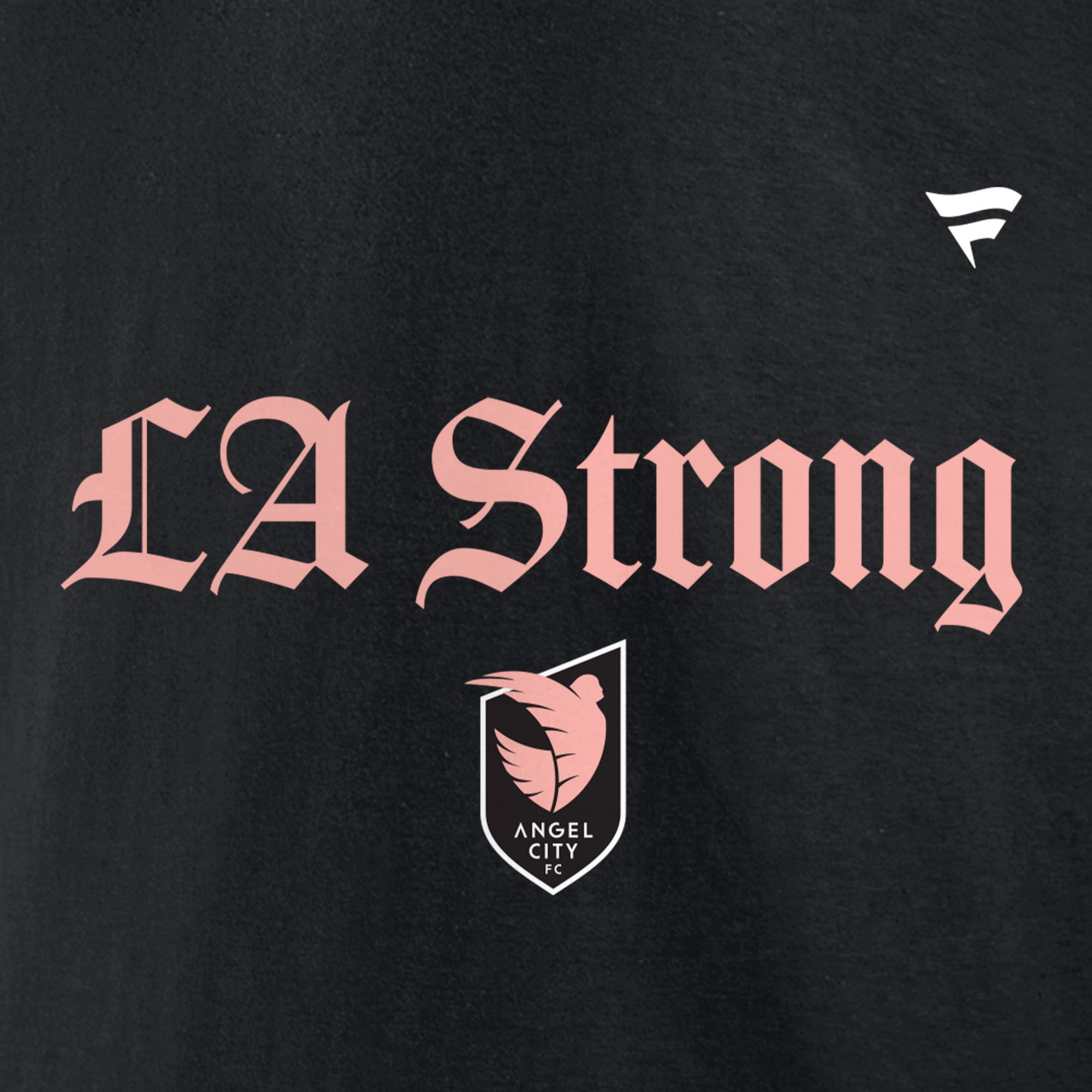 NWSL Adult Angel City FC LA Strong Black T-Shirt product image